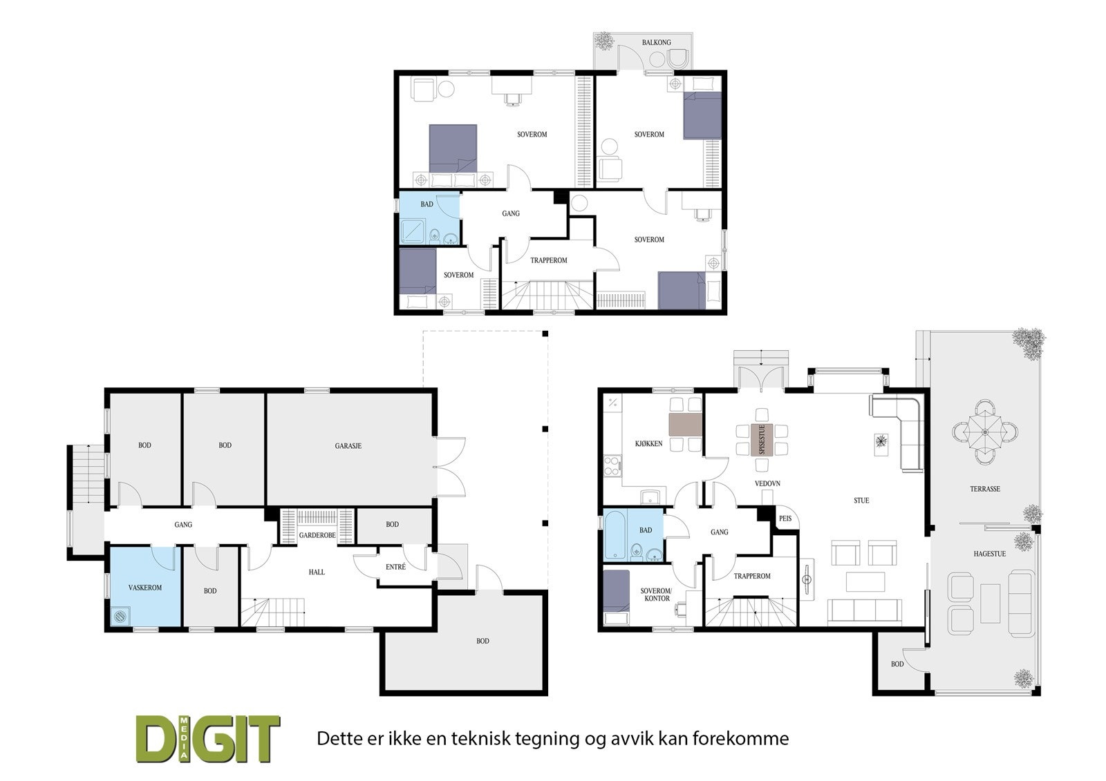 Plantegninger Galleribilde