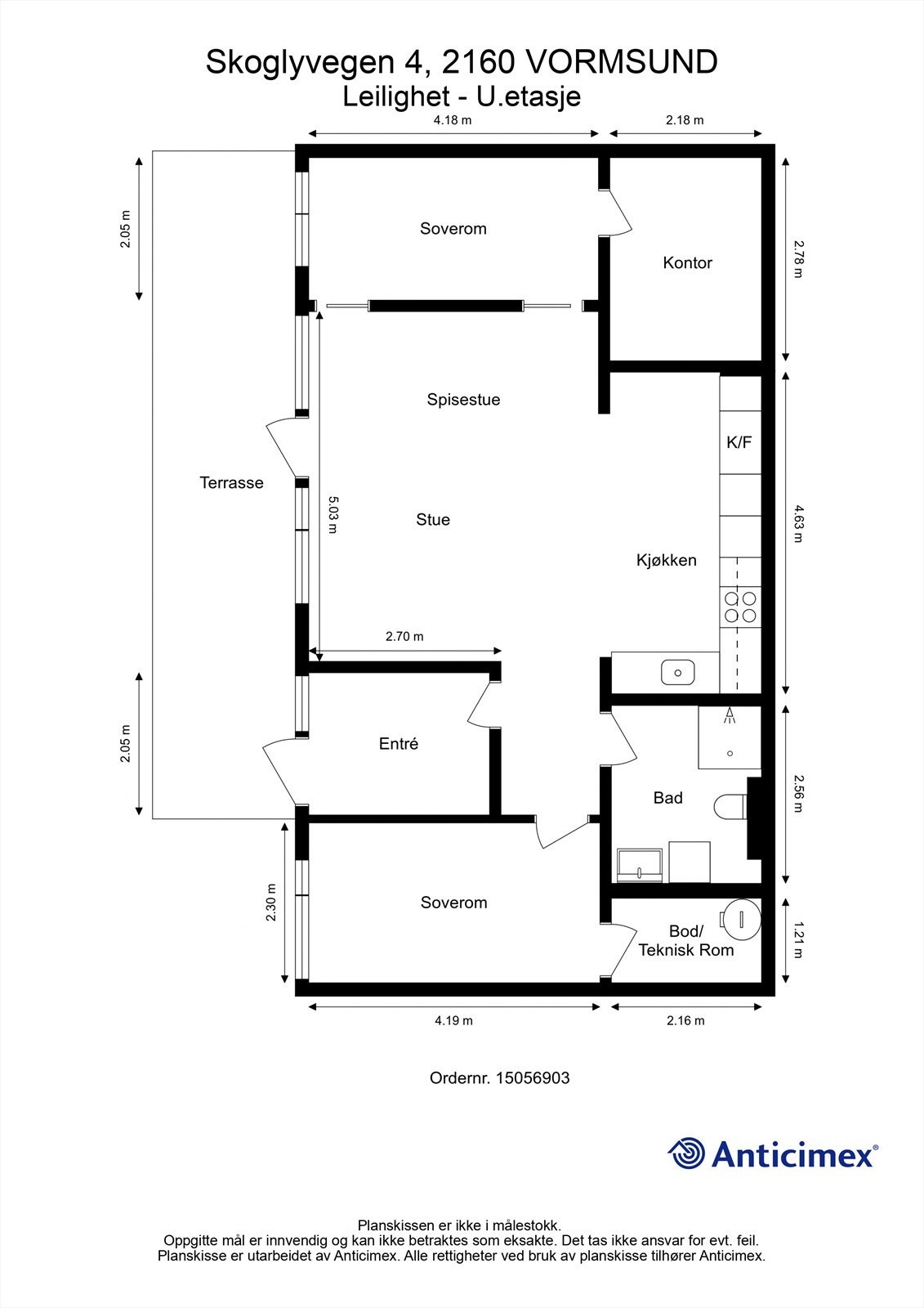 Plantegning 1. etasje. Galleribilde