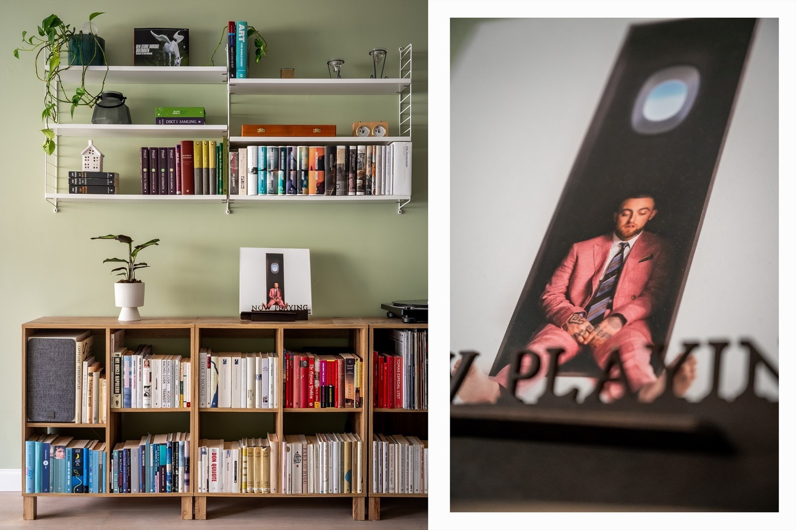 Her har du god plass til sofagruppe, mediemøbler og spisebord. Galleribilde