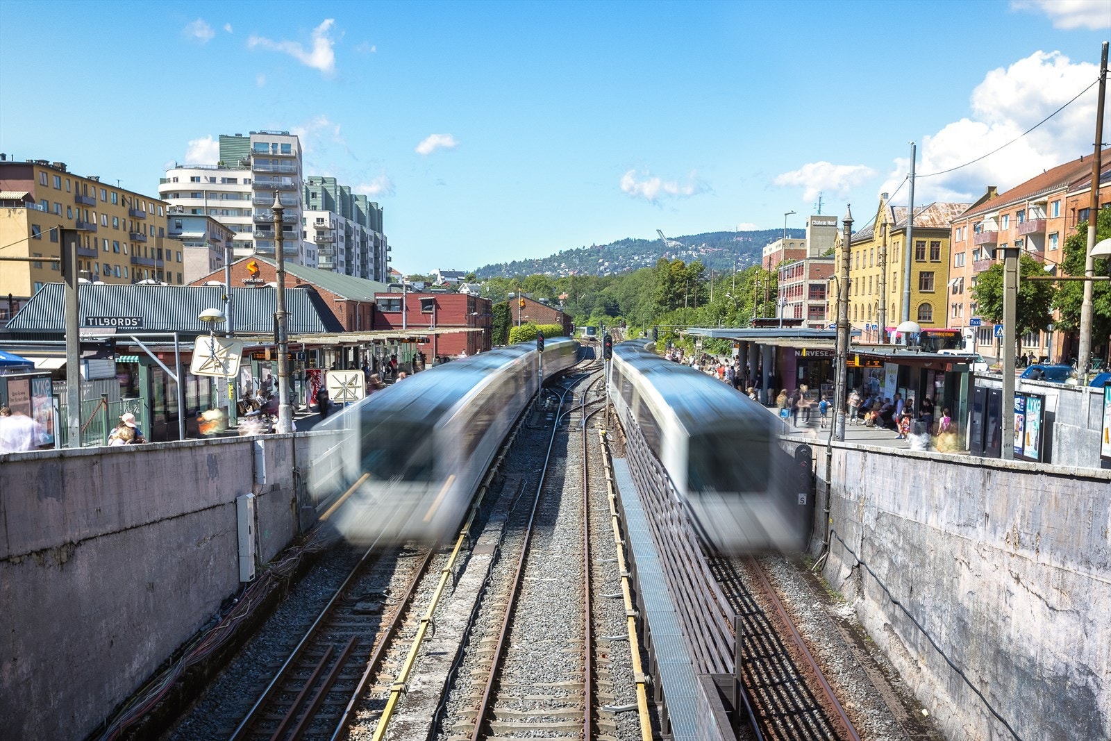 Kun 5 minutters gange til T-bane. Galleribilde