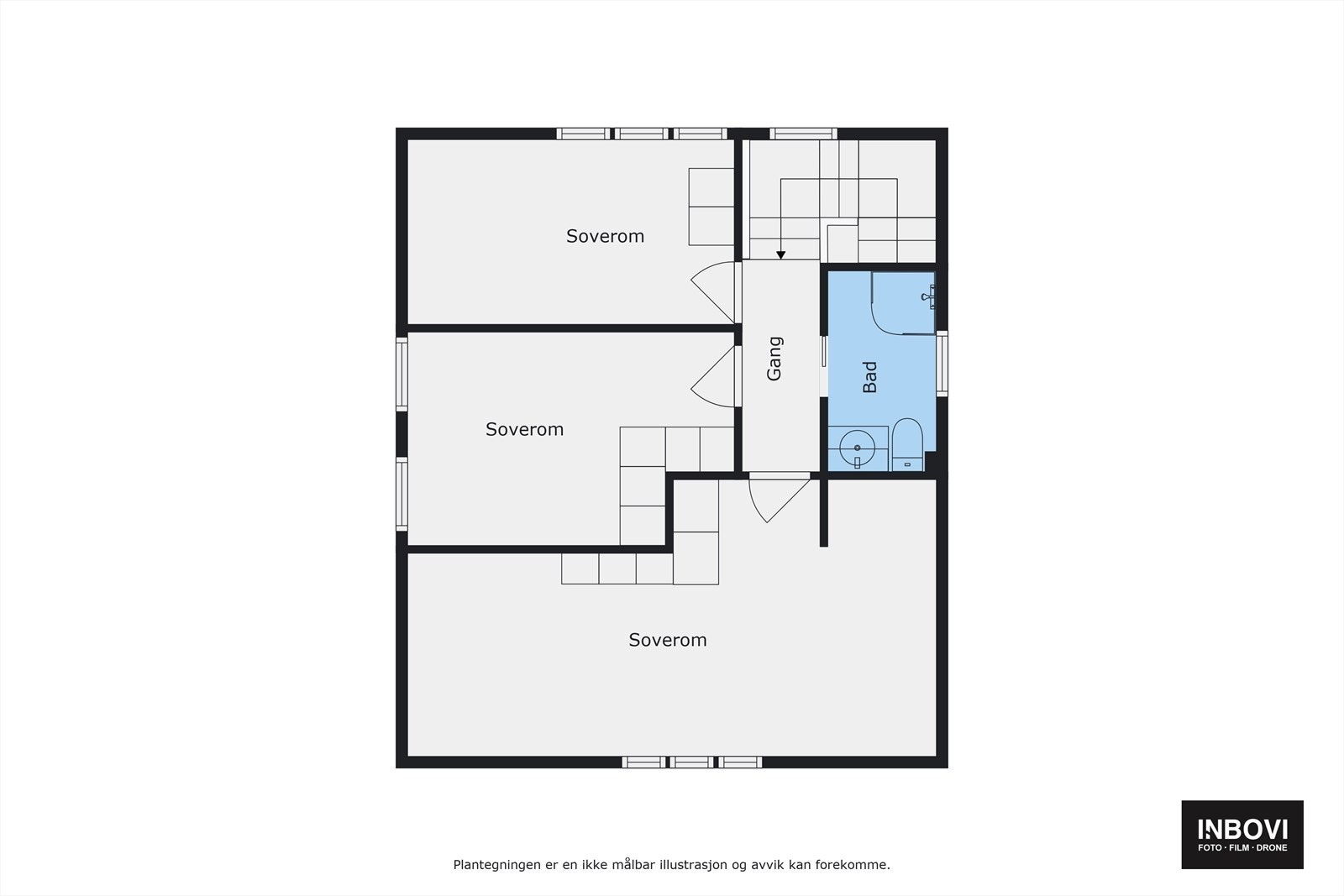 Plantegning 2. etasje Galleribilde