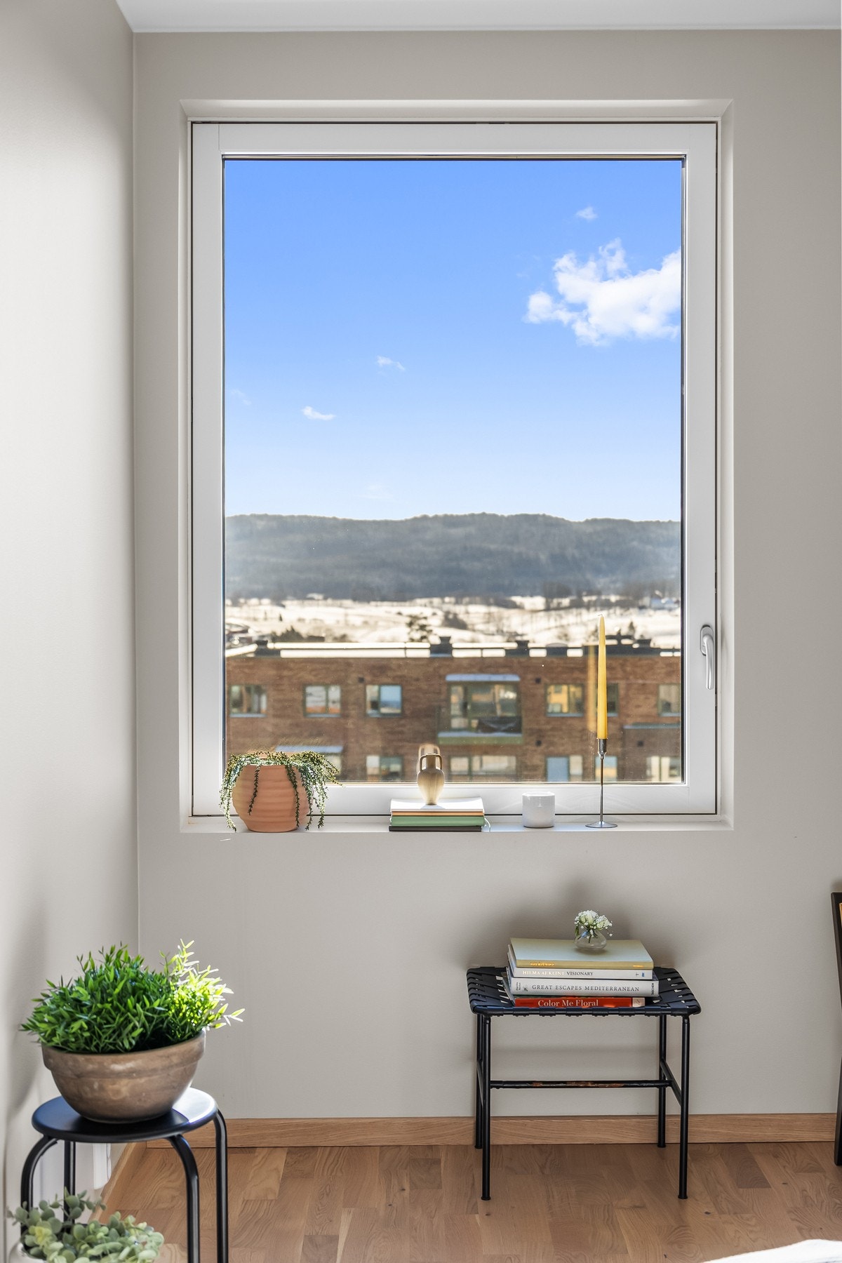 Her får man også hyggelig utsikt fra soverommet. Galleribilde