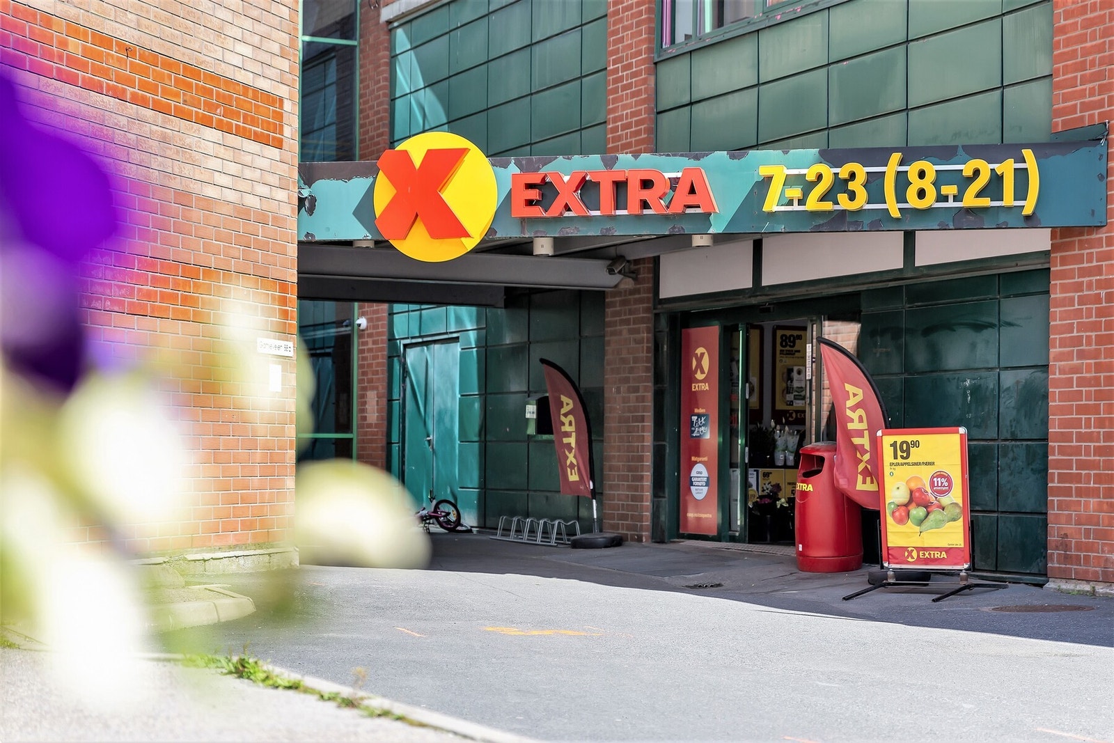 Dagligvarehandelen kan gjøres enkelt på EXTRA triaden. Galleribilde