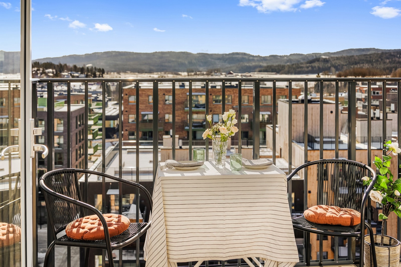 Her kan man enkelt nyte en god frokost. Galleribilde