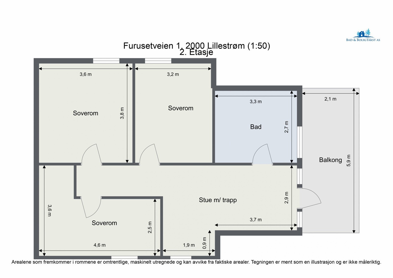 Planskisse 2. etasje. Galleribilde