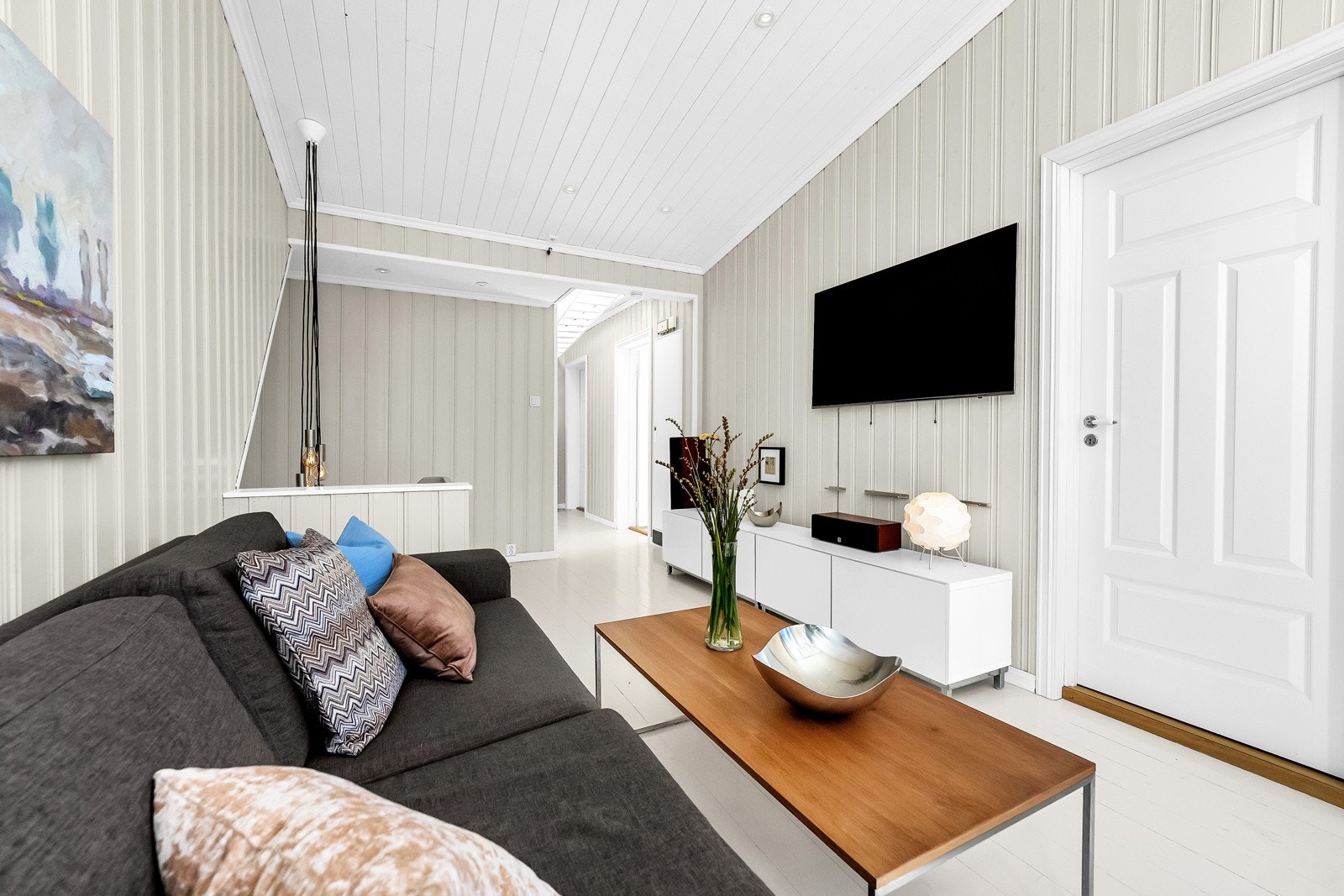 Stue nr. 3 ligger i andre etasje og passer ypperlig for familiens barn og tenåringer. Galleribilde