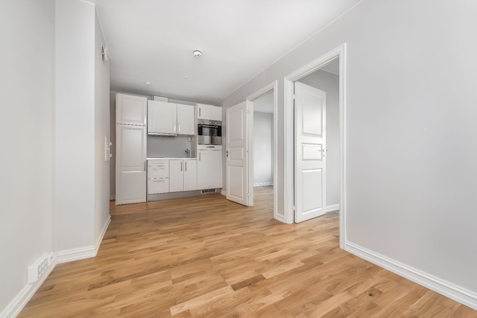 Åpen kjøkken/stue løsning som disponibelt rom Galleribilde