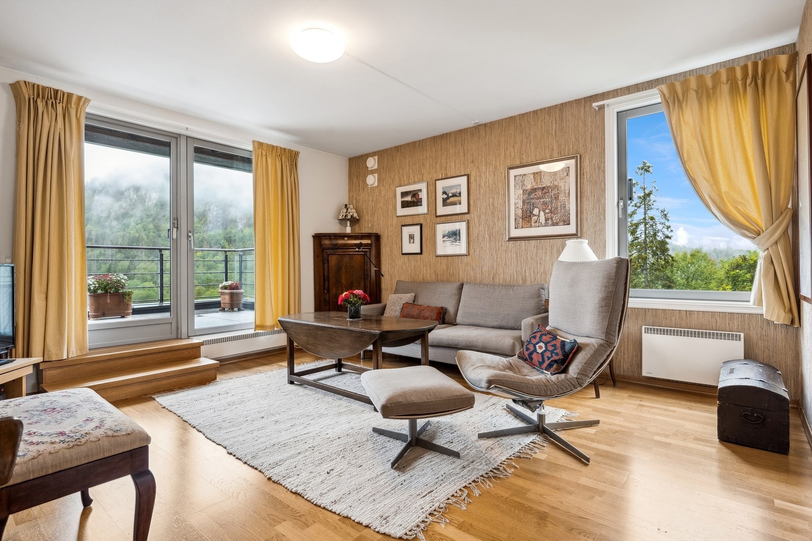 I tv-stuen kan familien og venner samles for å skape gode minner og hygge seg. Galleribilde