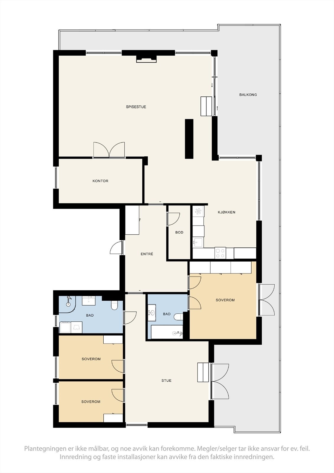 Plantegning Galleribilde