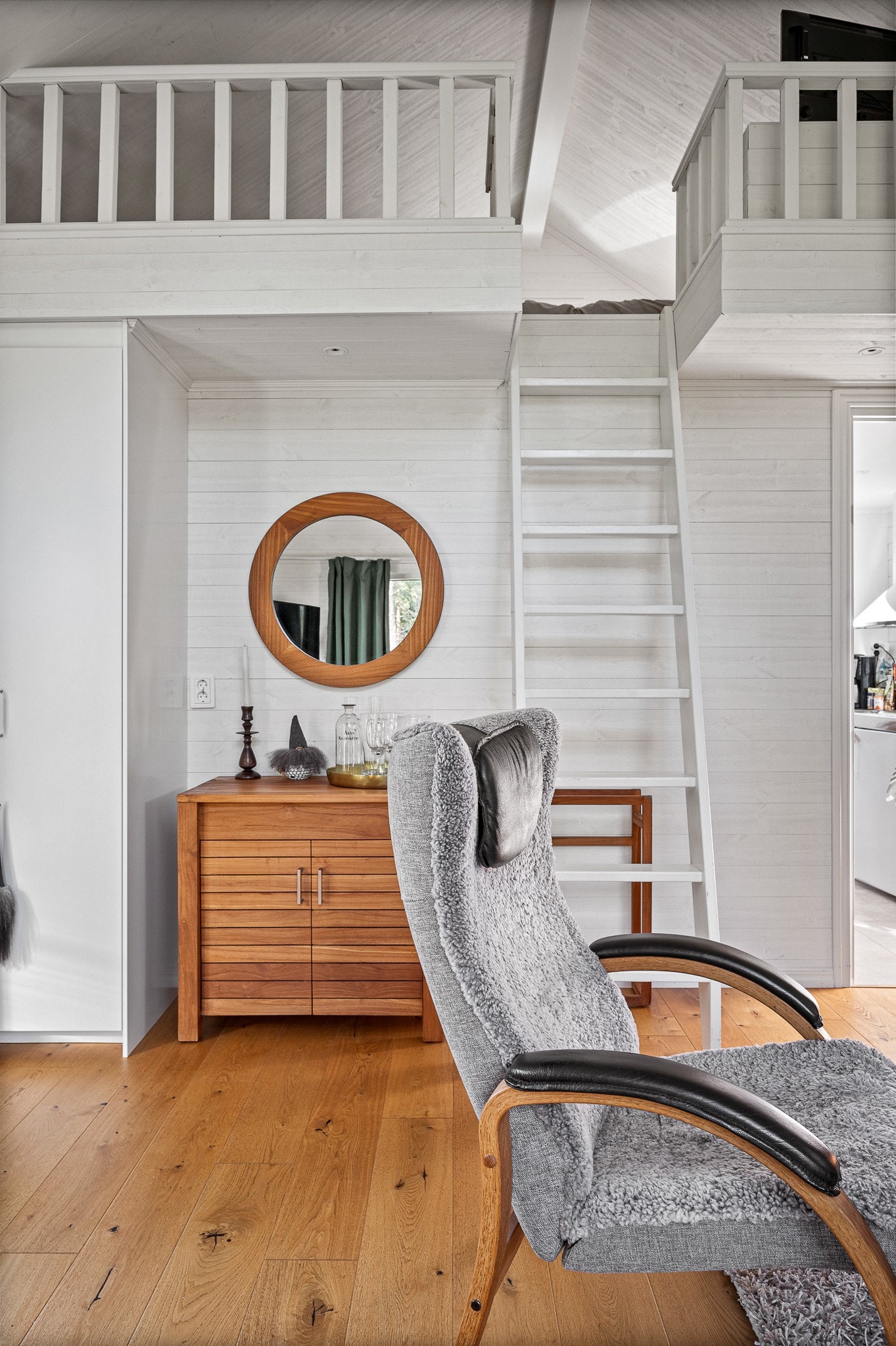 Sovloft med plats för dubbelsäng Galleribilde