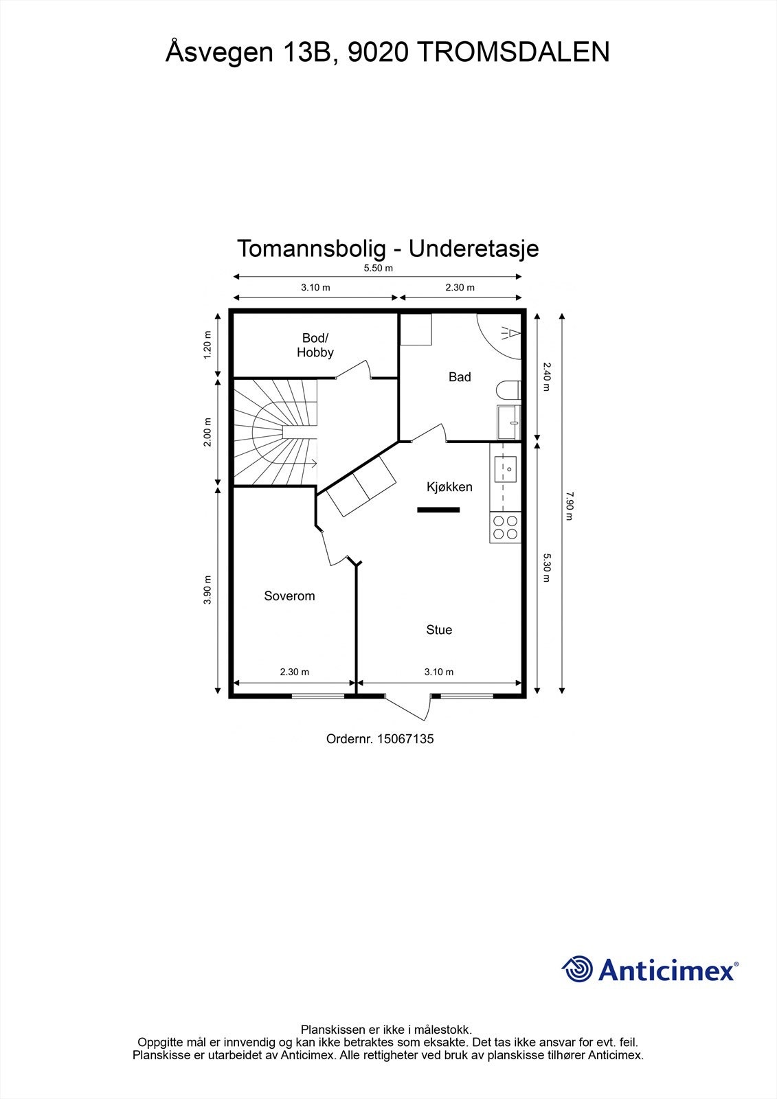 Plantegning Galleribilde