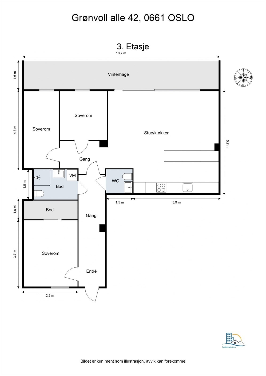- Plantegning - Galleribilde