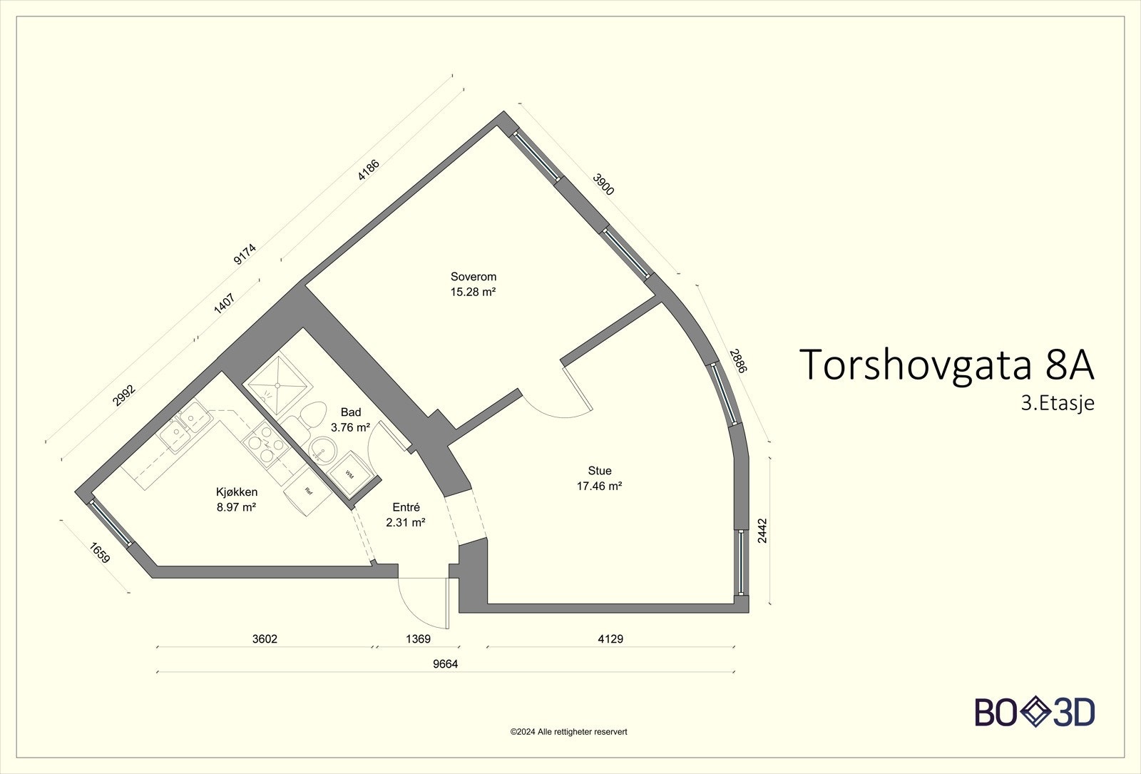 Plantegning Galleribilde