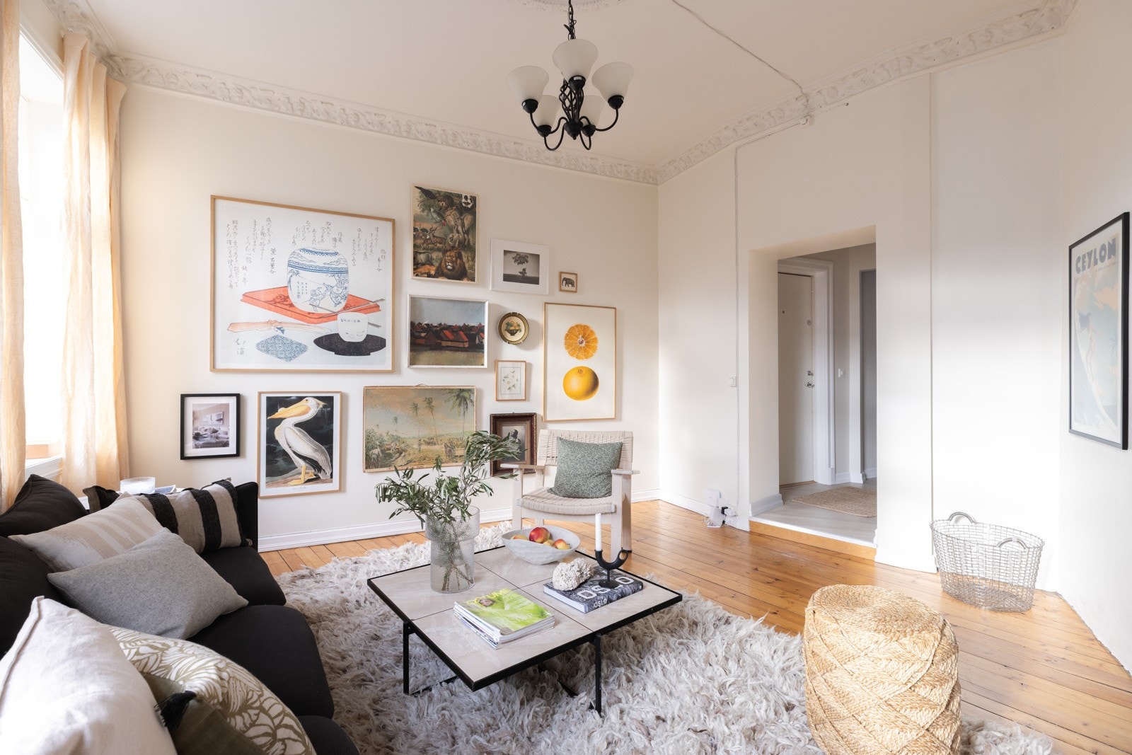 Stuen har en nydelig atmosfære Galleribilde