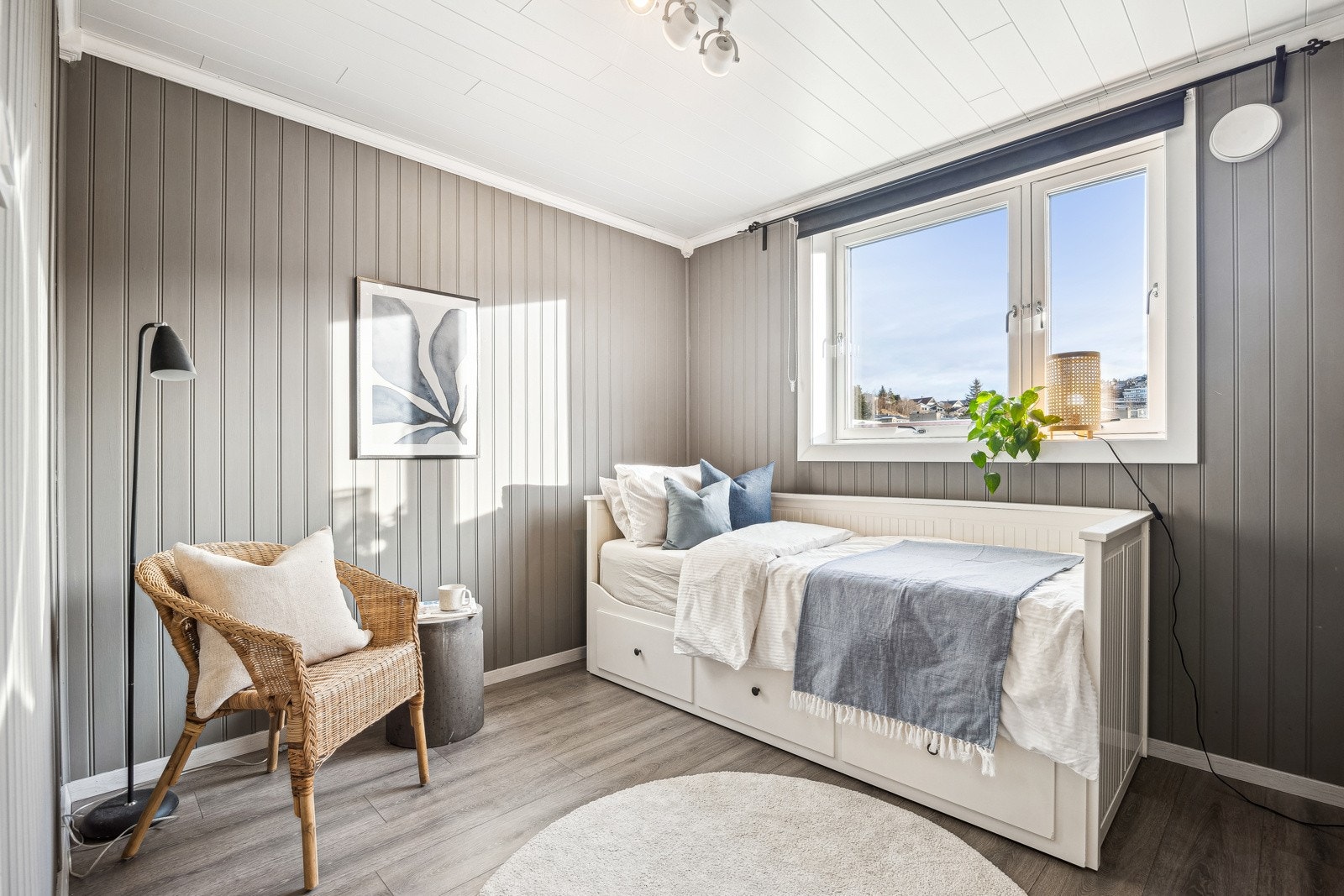 Soverom nr. 2 måler 8 kvm og kan innredes etter ønsker og behov. Galleribilde