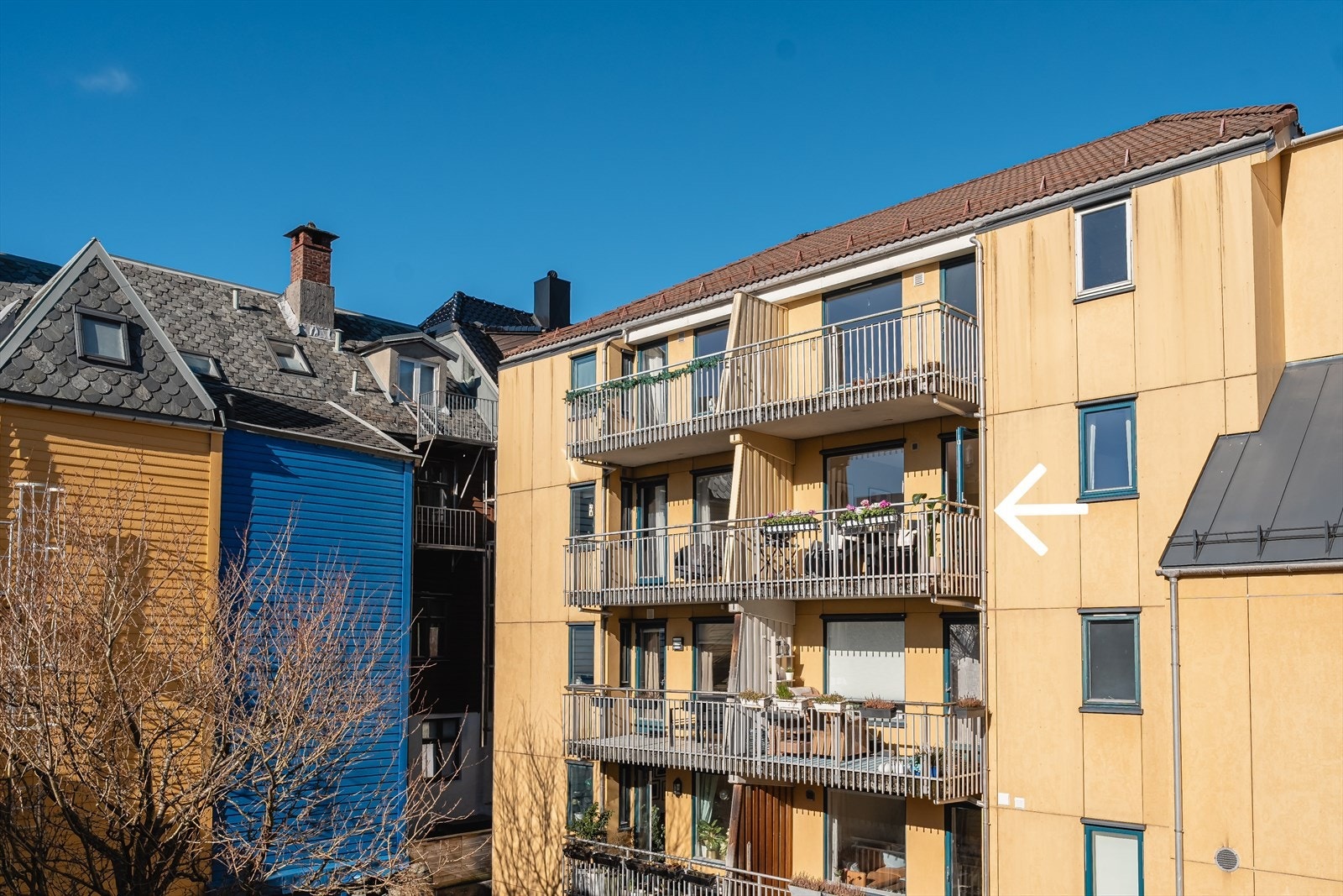 - Leiligheten ligger fint til i 4. etasje - Galleribilde