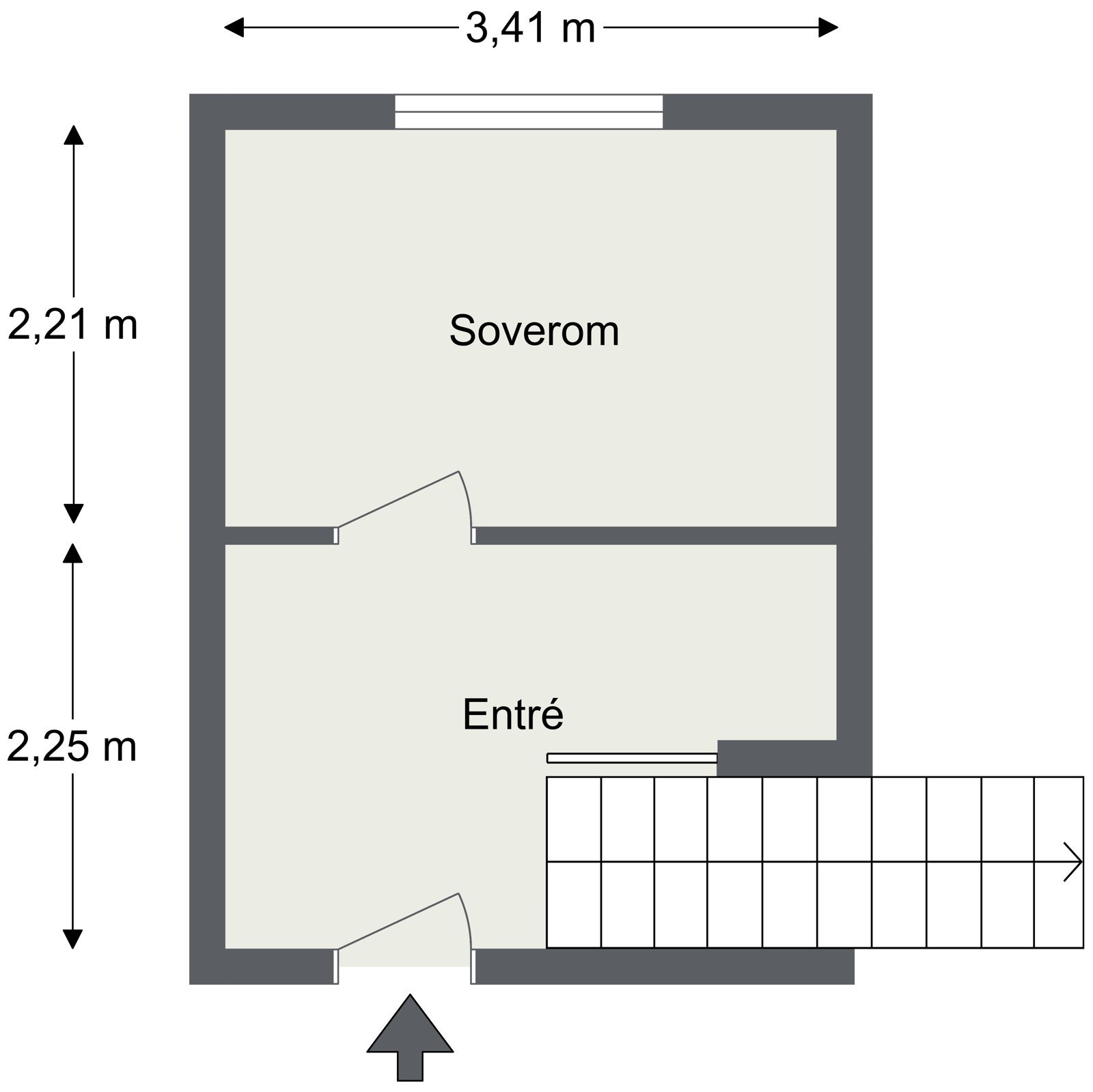Plantegning boligens 2. etasje Galleribilde