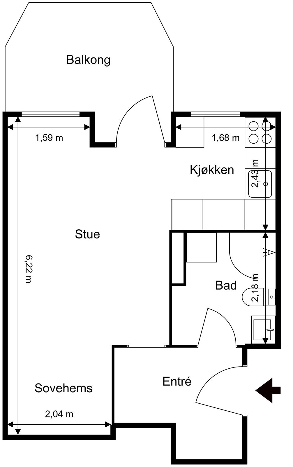 Plantegning Galleribilde