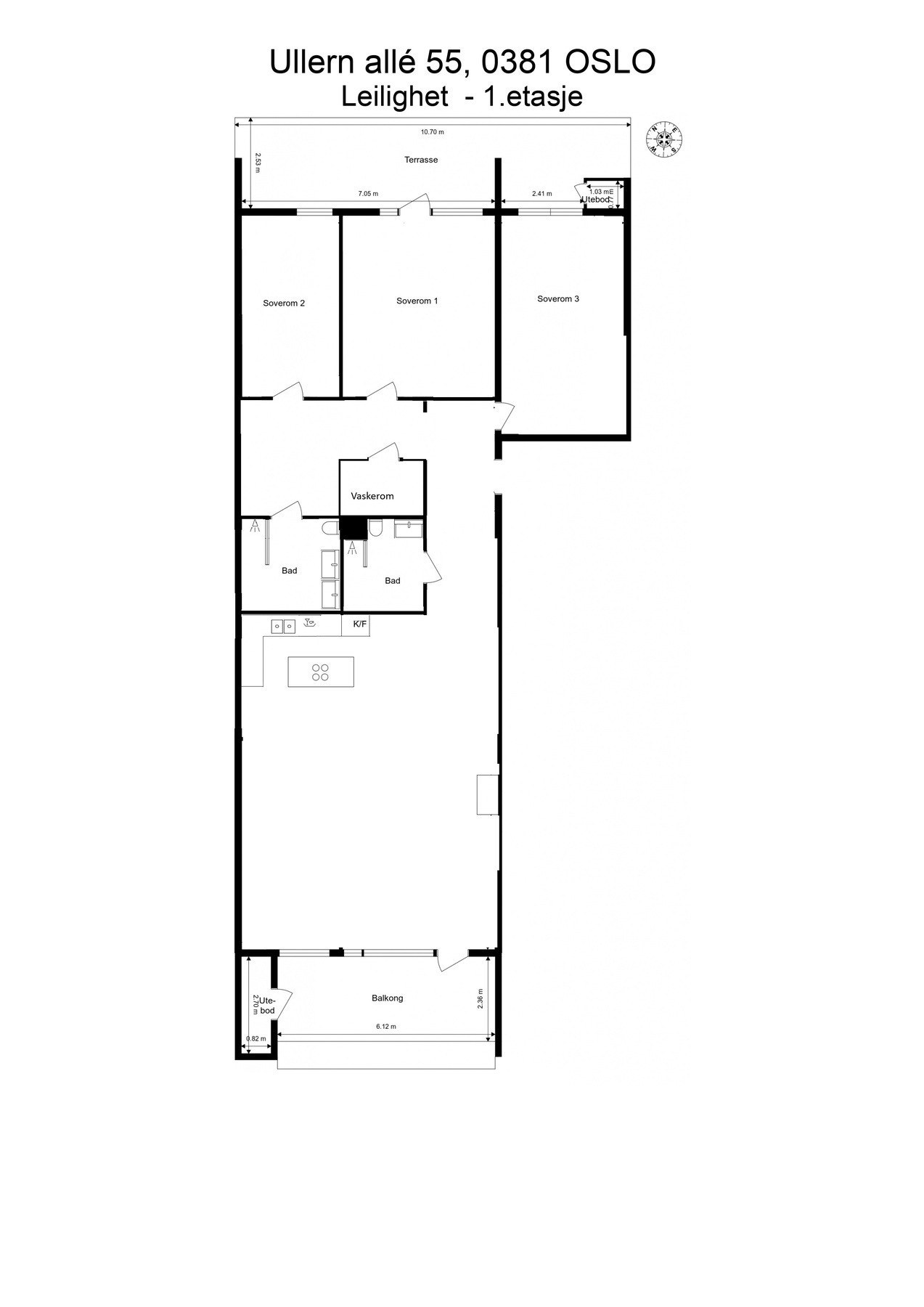 Alternativ planløsning. Galleribilde