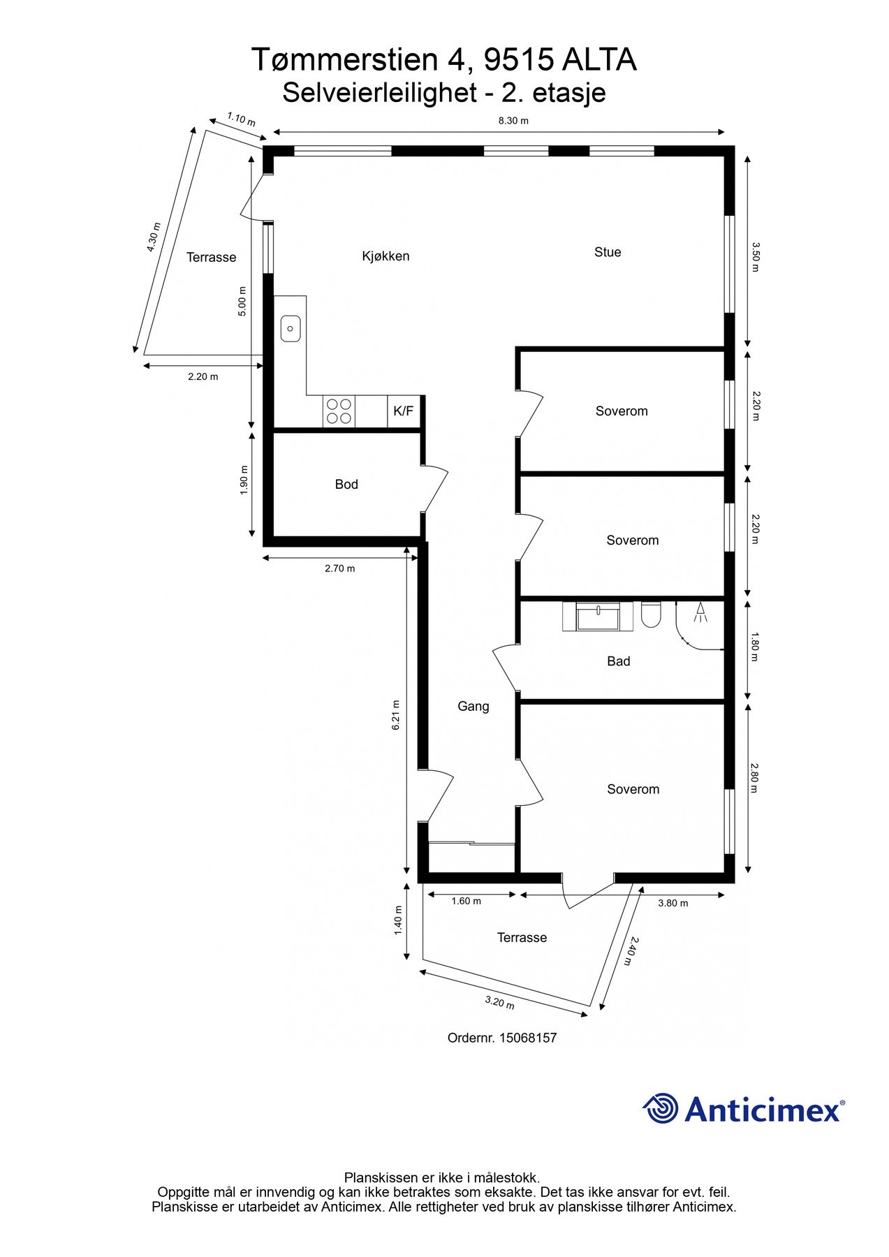 Plantegning Galleribilde
