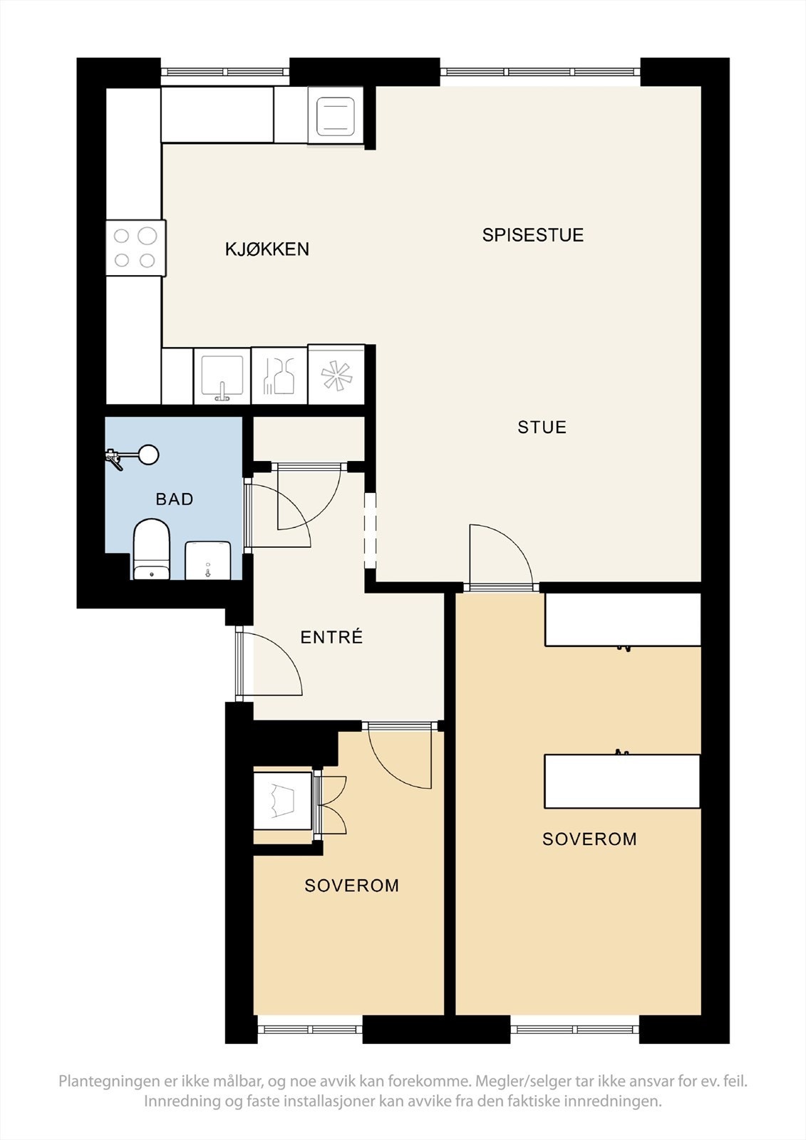 Plantegning Galleribilde