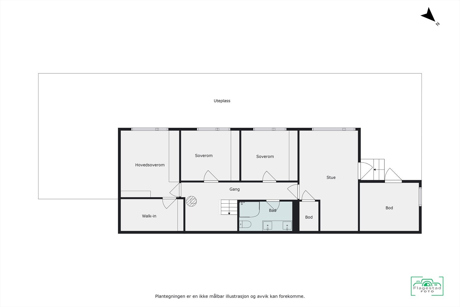 Plantegning Galleribilde
