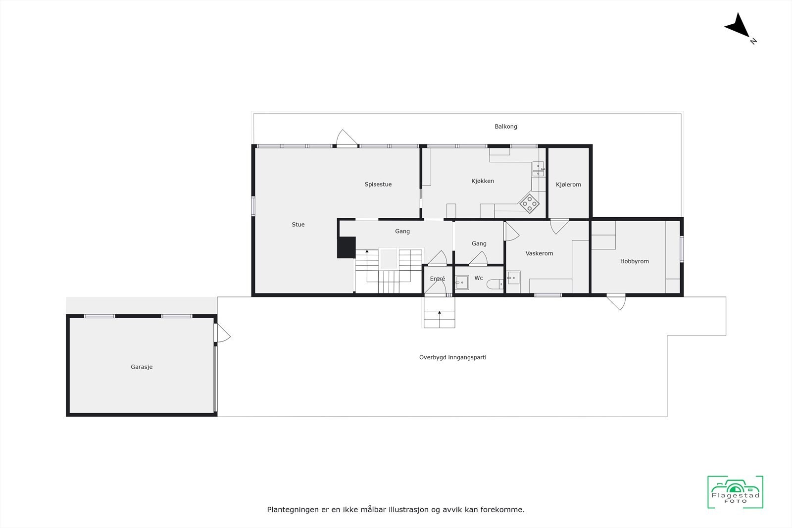 Plantegning Galleribilde