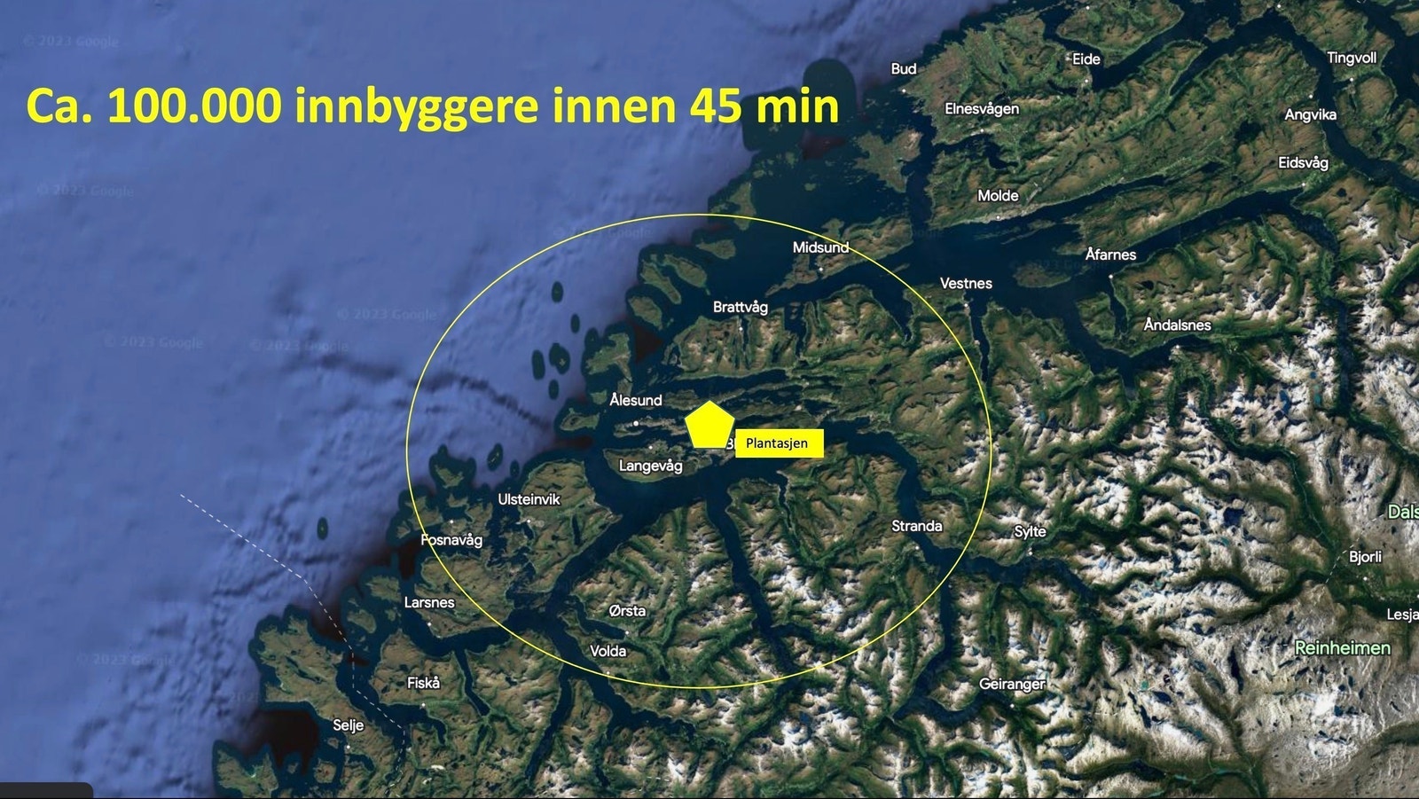 Ålesund er regionsenteret i Møre og Romsdal, hvor Moa er det desidert største handelspunktet i regionen. Galleribilde