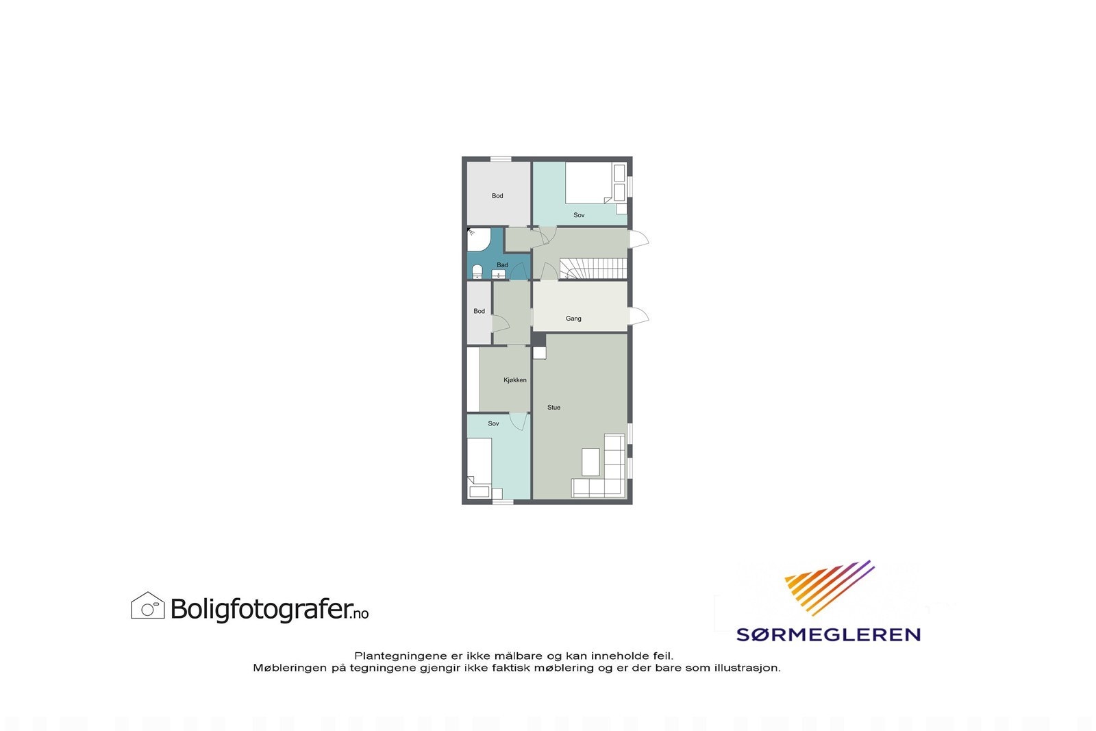 Plantegning underetasje Galleribilde