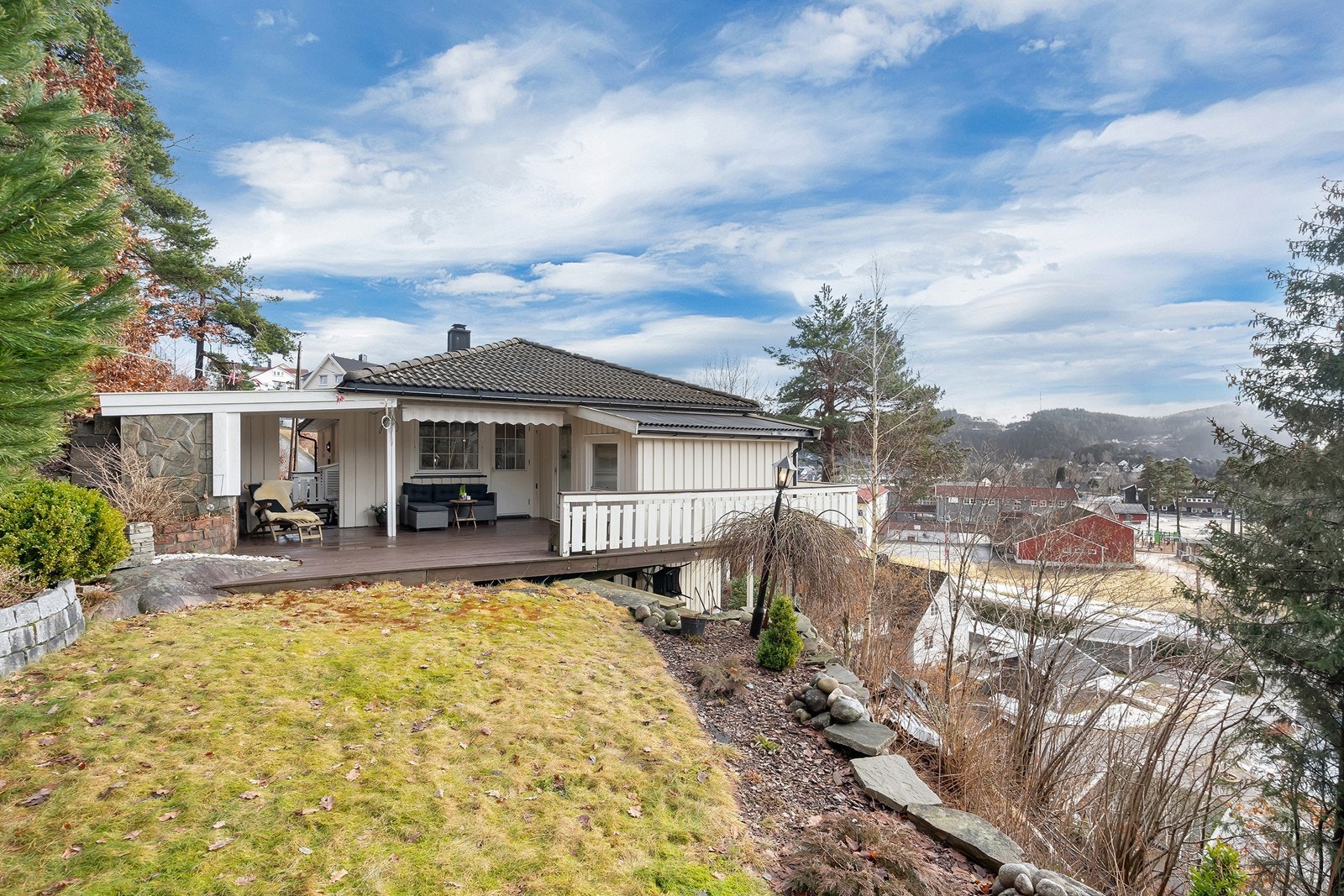 Fasade fra hage Galleribilde