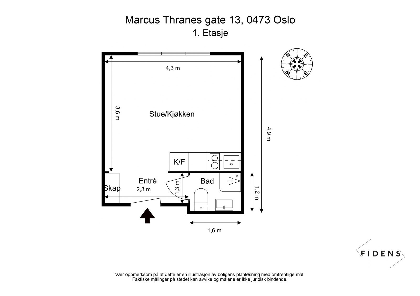 Plantegning Galleribilde