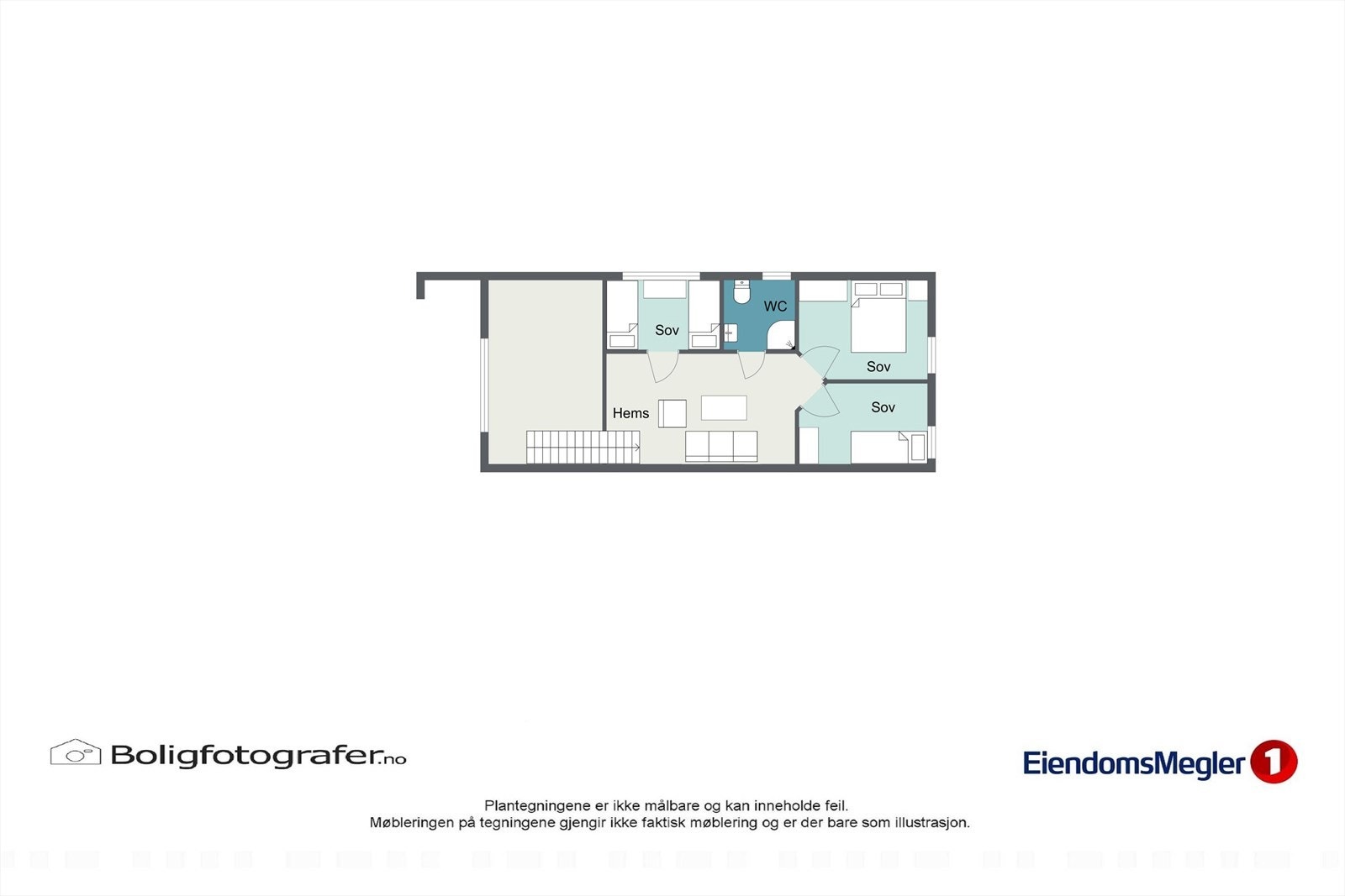 Plantegning loftsetasje Galleribilde