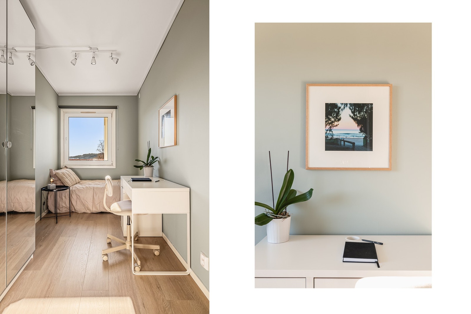 Soverommet måler 6,1 kvadratmeter Galleribilde