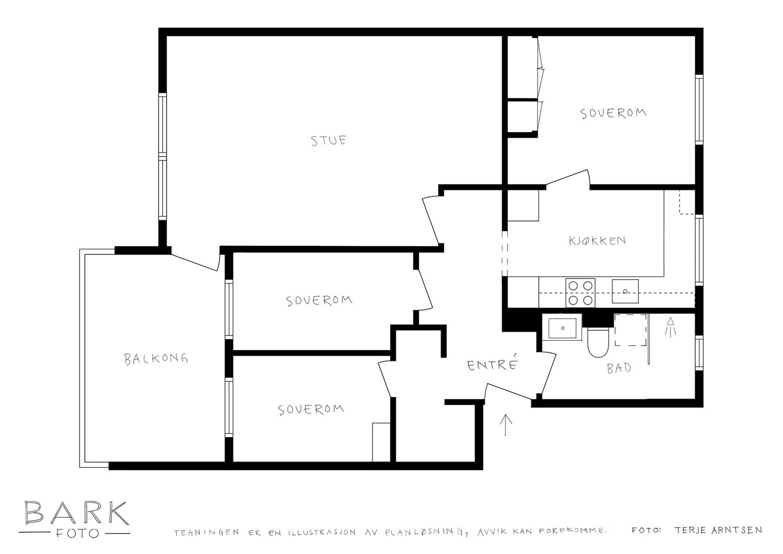 Plantegning - 4. etasje Galleribilde
