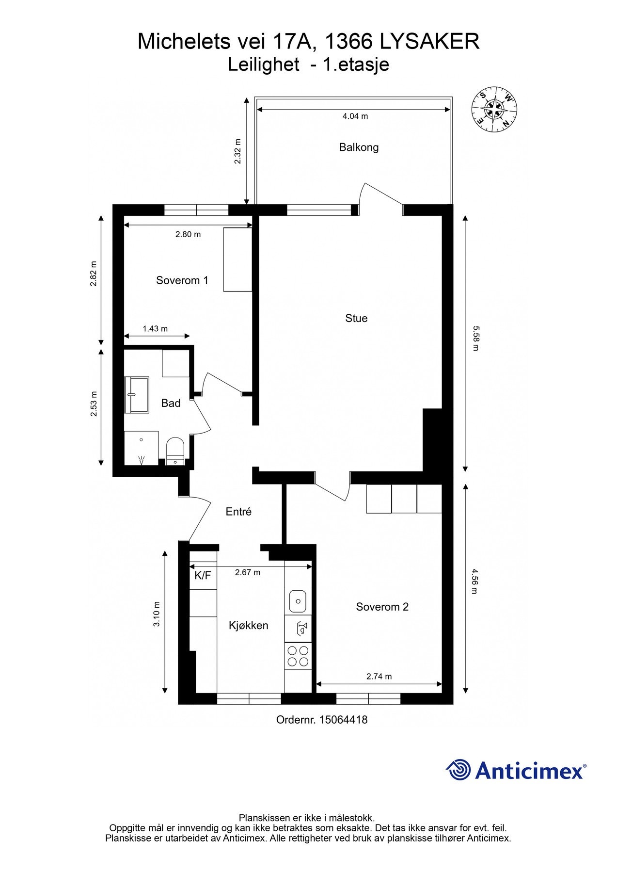 Plantegning Galleribilde