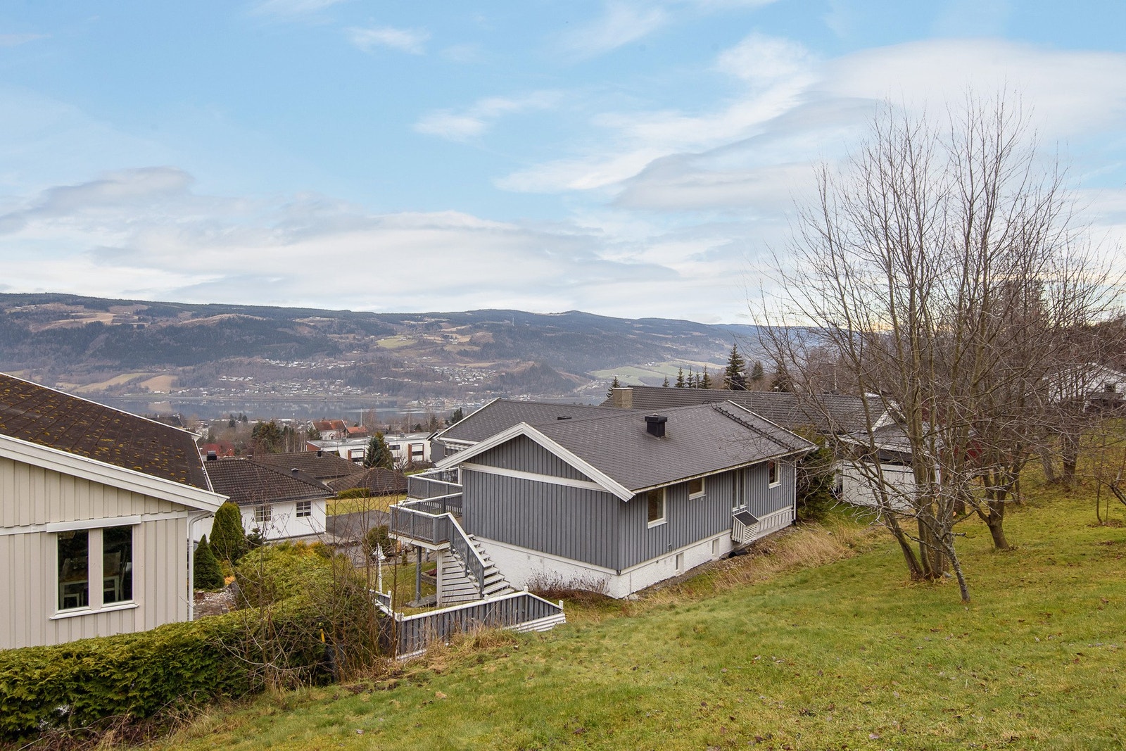 Boligen sett ifra østsiden. Galleribilde