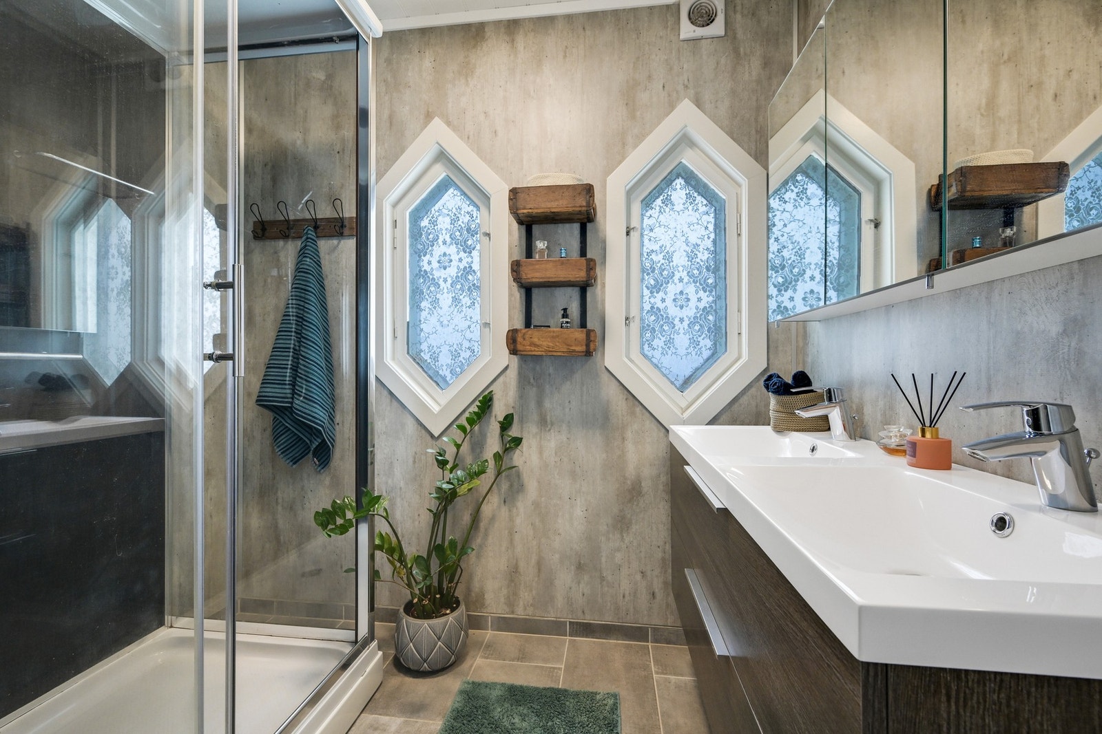 Videre har vi det lekre badet Galleribilde