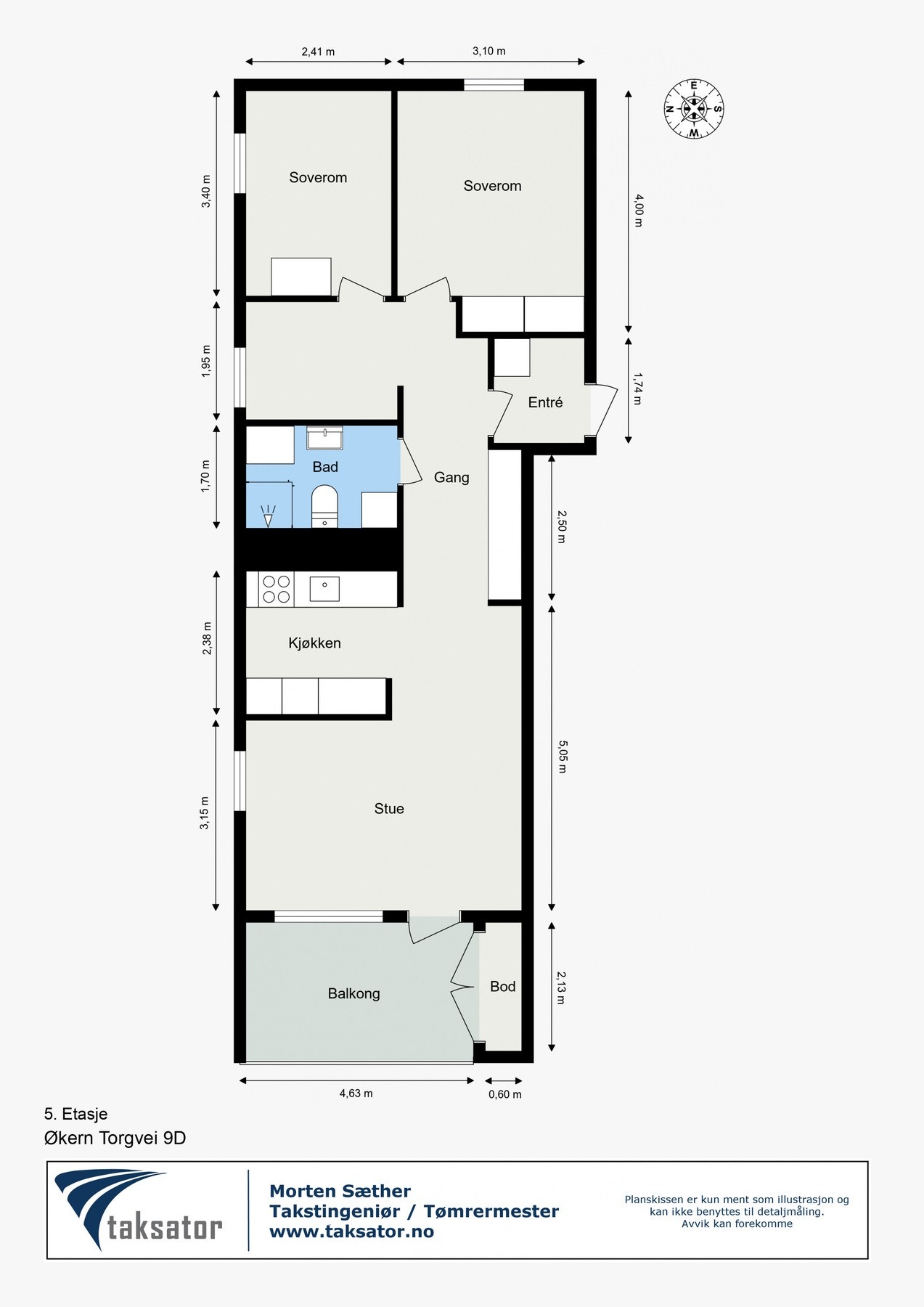 Plantegning Galleribilde