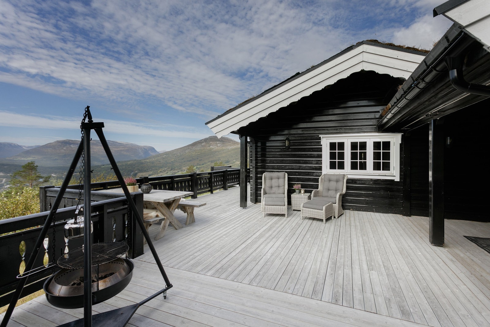 Store og flotte uteområder/terrasse med flott utskt. Galleribilde