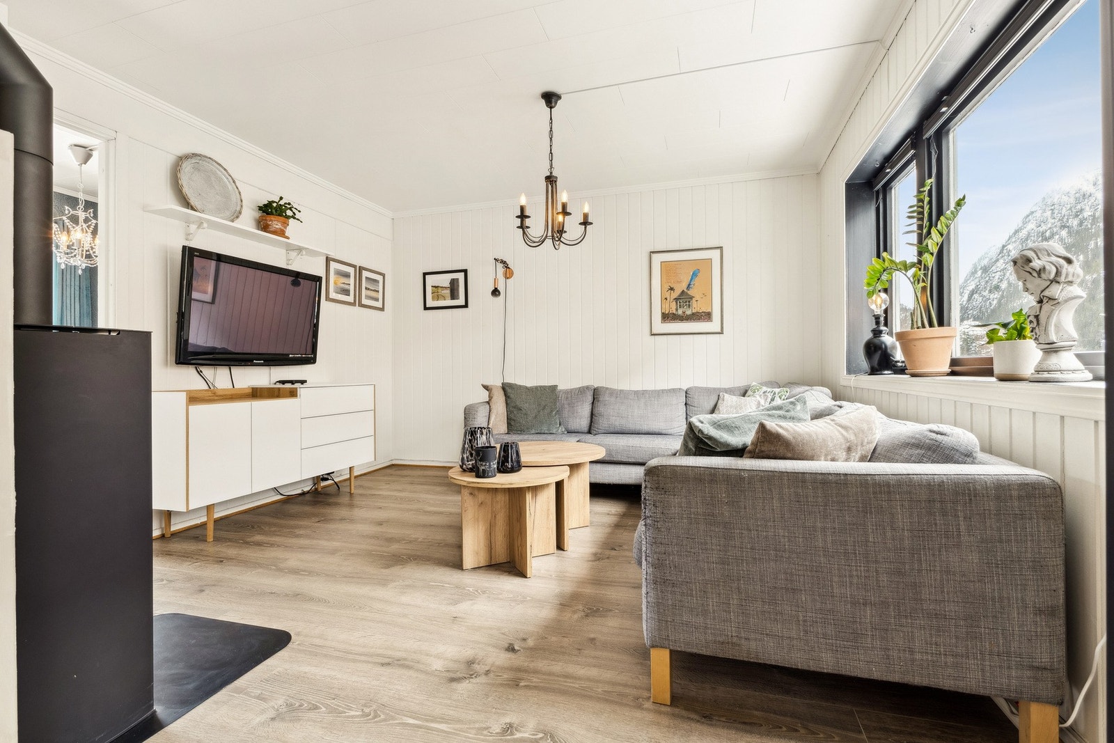Boligen har fiber levert av Signal. Galleribilde