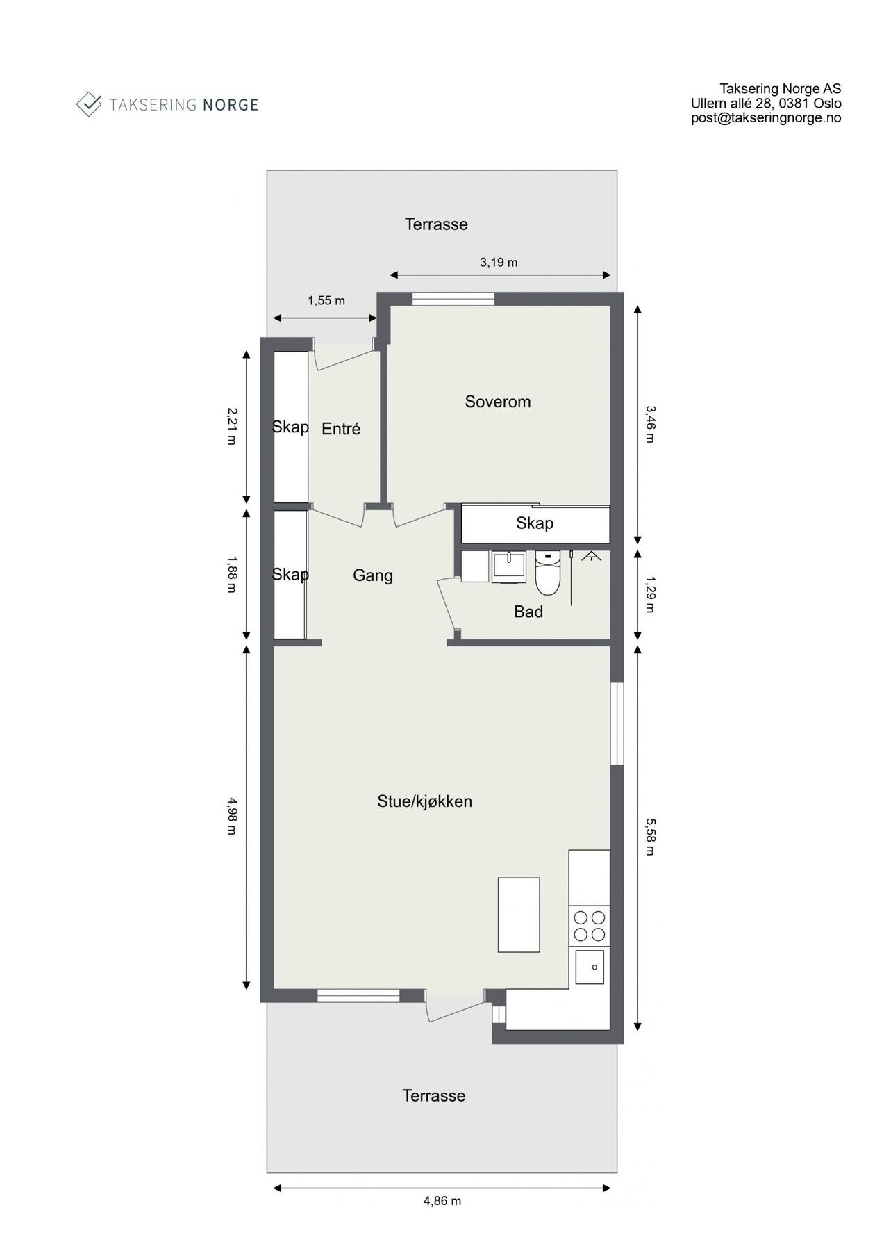 Plantegning til din orientering. Galleribilde