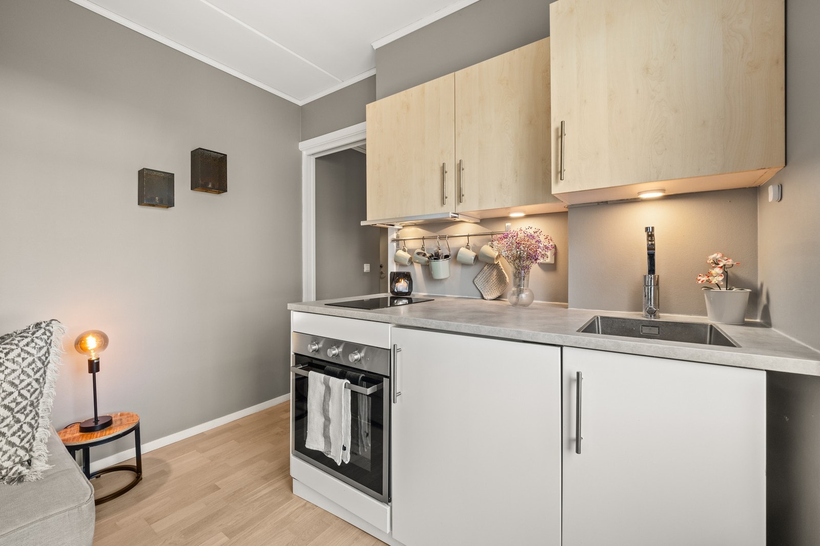 Meget effektiv kjøkkenløsning Galleribilde