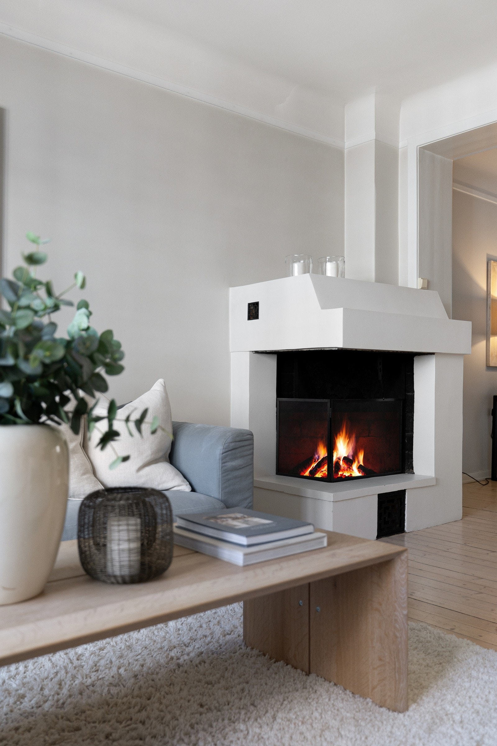 Peisovnen tilfører både varme og hygge på kjølige dager. Galleribilde