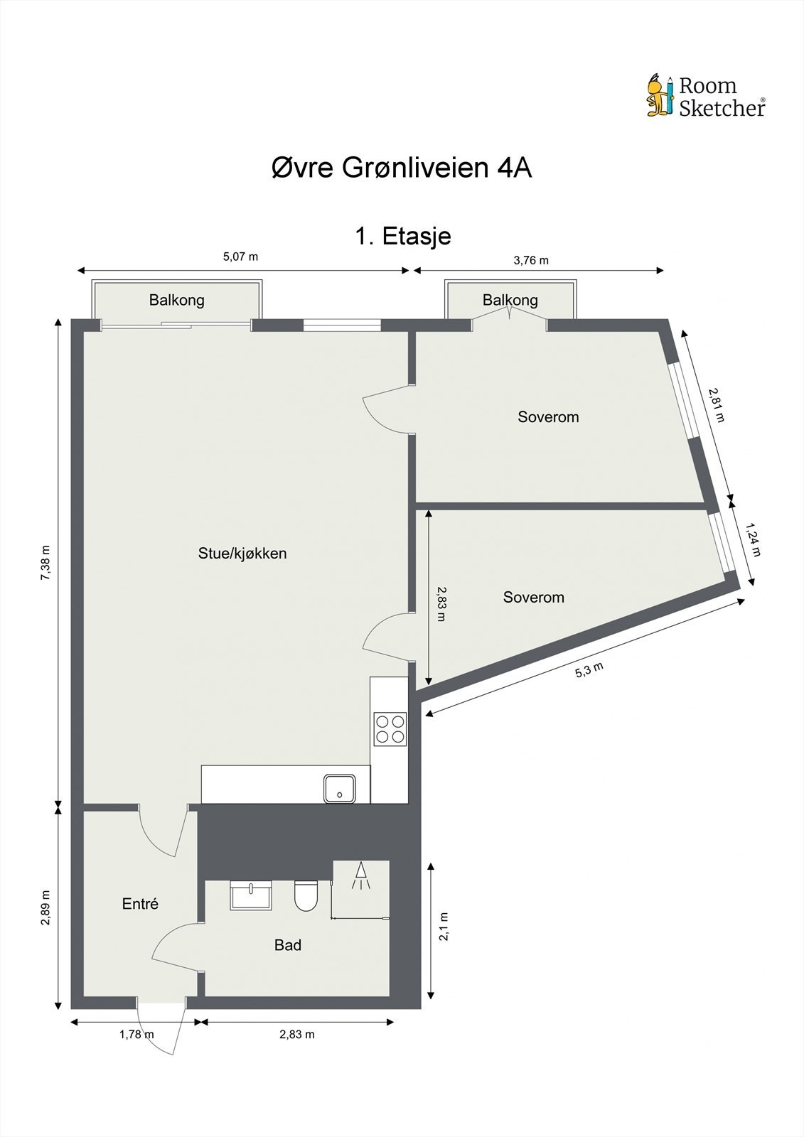 Plantegning. Galleribilde