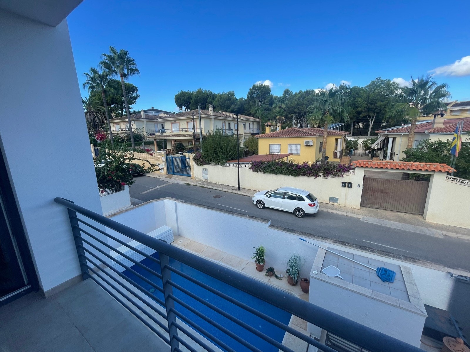 Utsikten fra hovedsoverommet Galleribilde