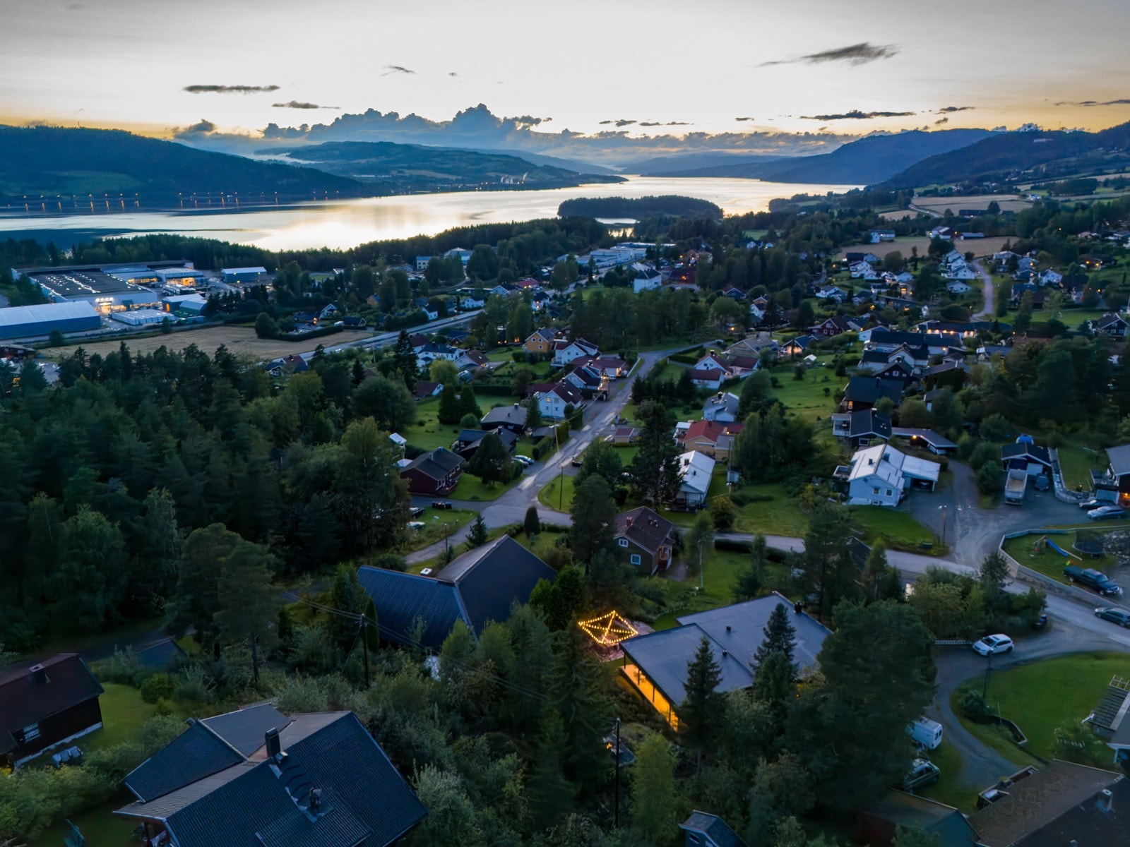 Dronebilde. Galleribilde