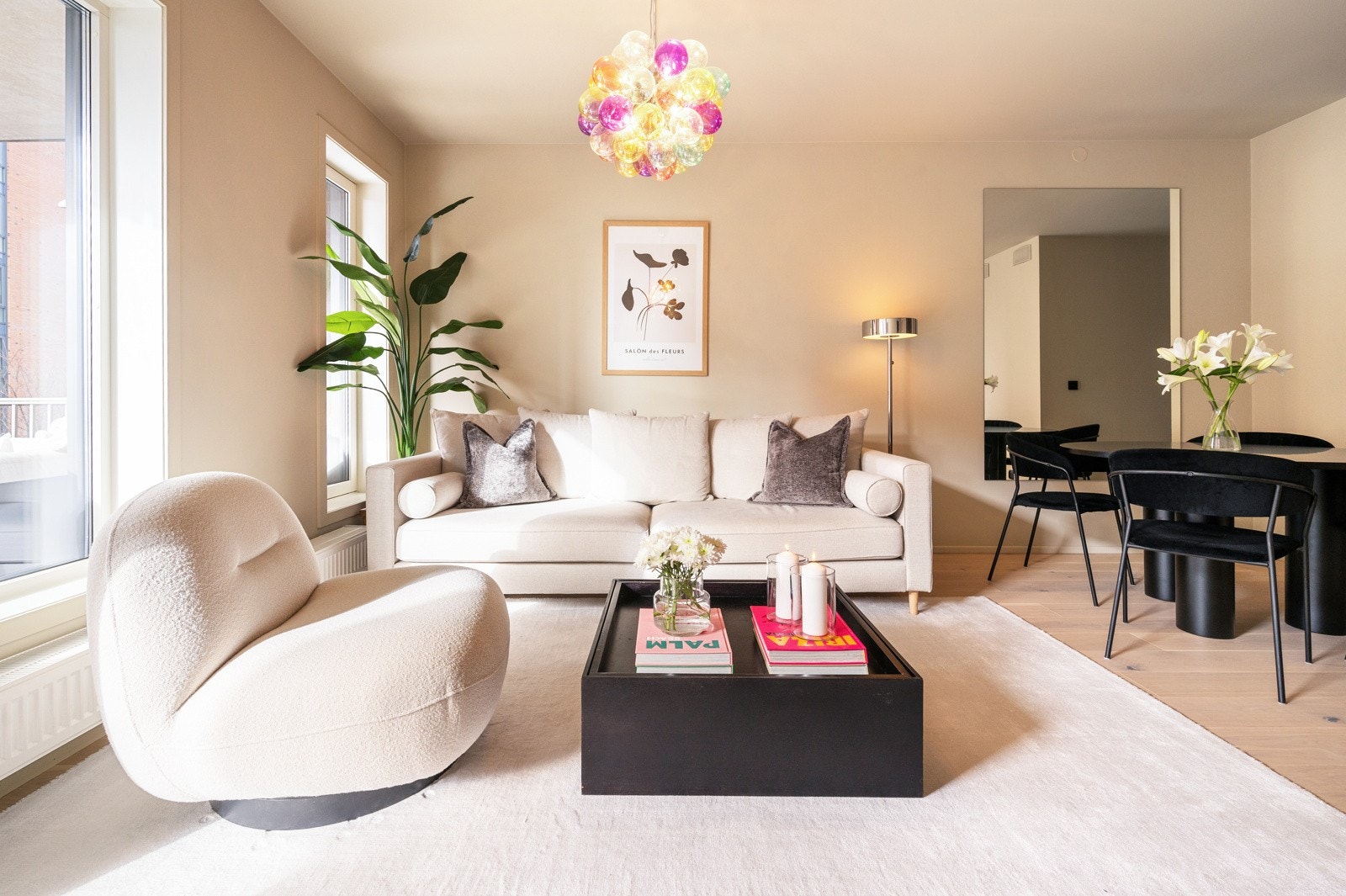 Sjelden stor stue i en 2-roms leilighet - denne må oppleves Galleribilde