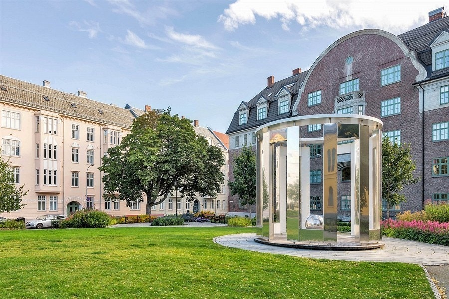 Eiendommen sett fra Museumsparken Galleribilde