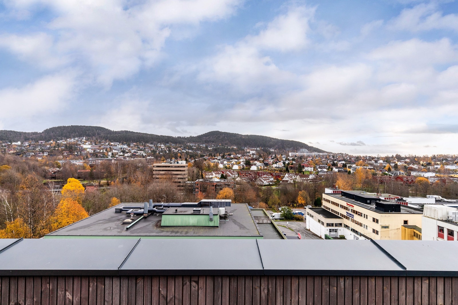 Utsikt felles takterrasse Galleribilde