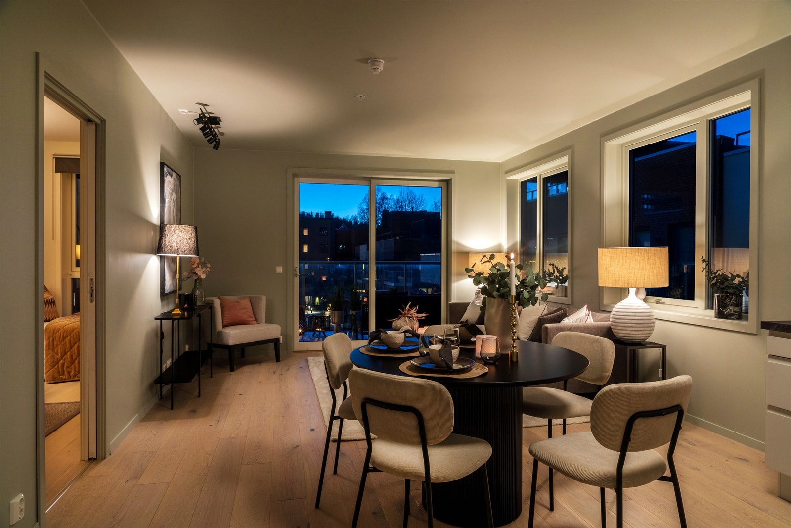 Kveldsstemning Galleribilde